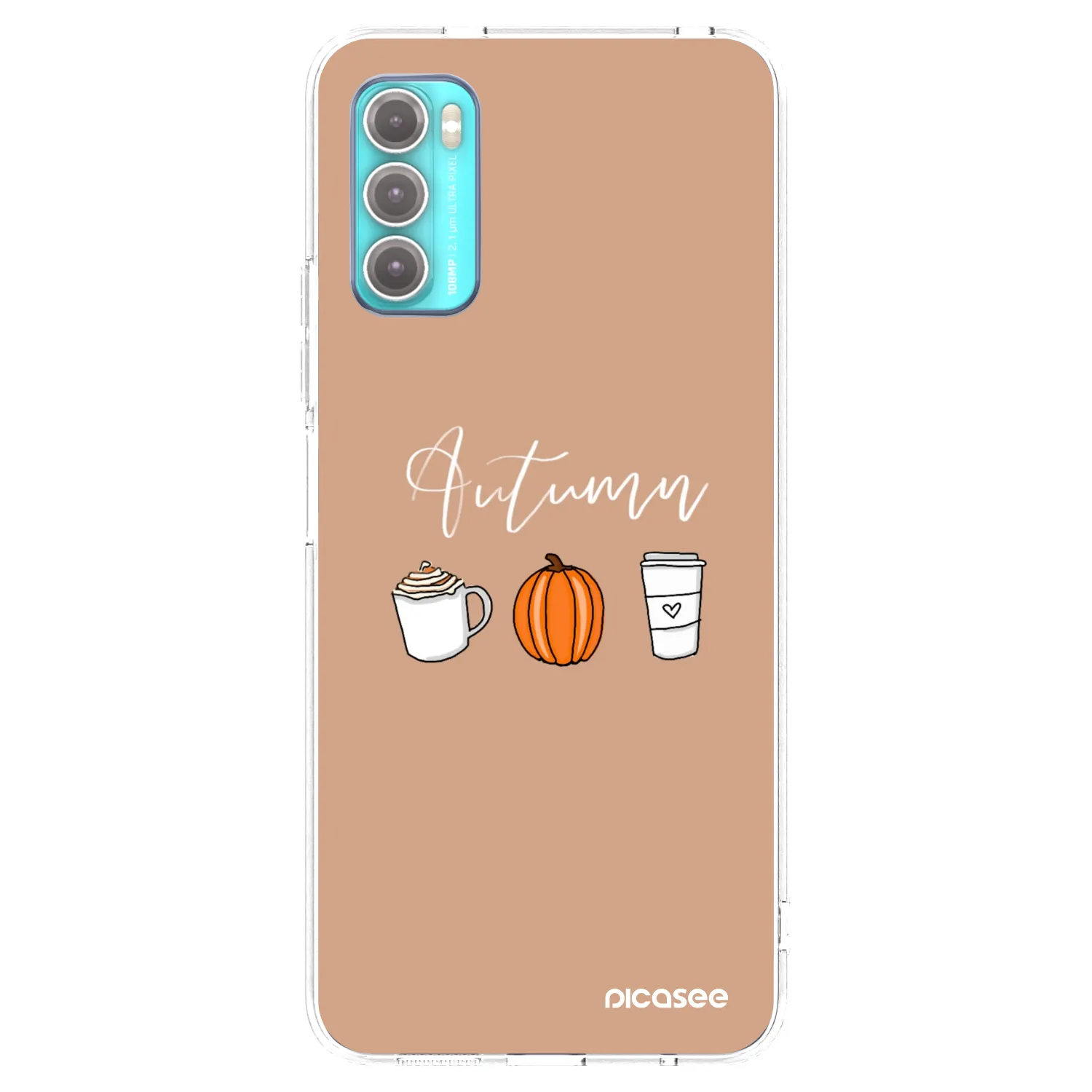 Picasee διαφανής θήκη σιλικόνης Motorola Moto G60 - Autumn