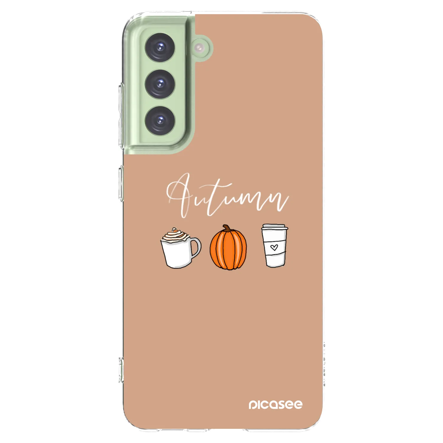 Picasee διαφανής θήκη σιλικόνης Samsung Galaxy S21 FE 5G - Autumn