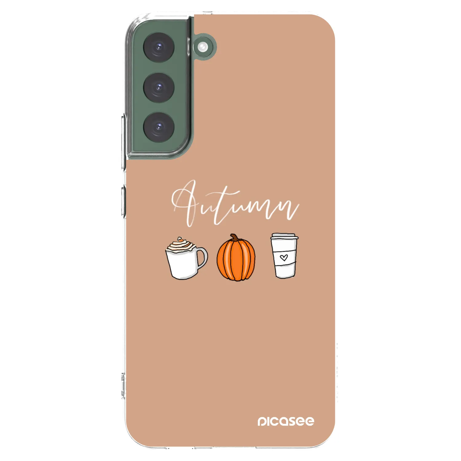 Picasee διαφανής θήκη σιλικόνης Samsung Galaxy S22+ 5G - Autumn