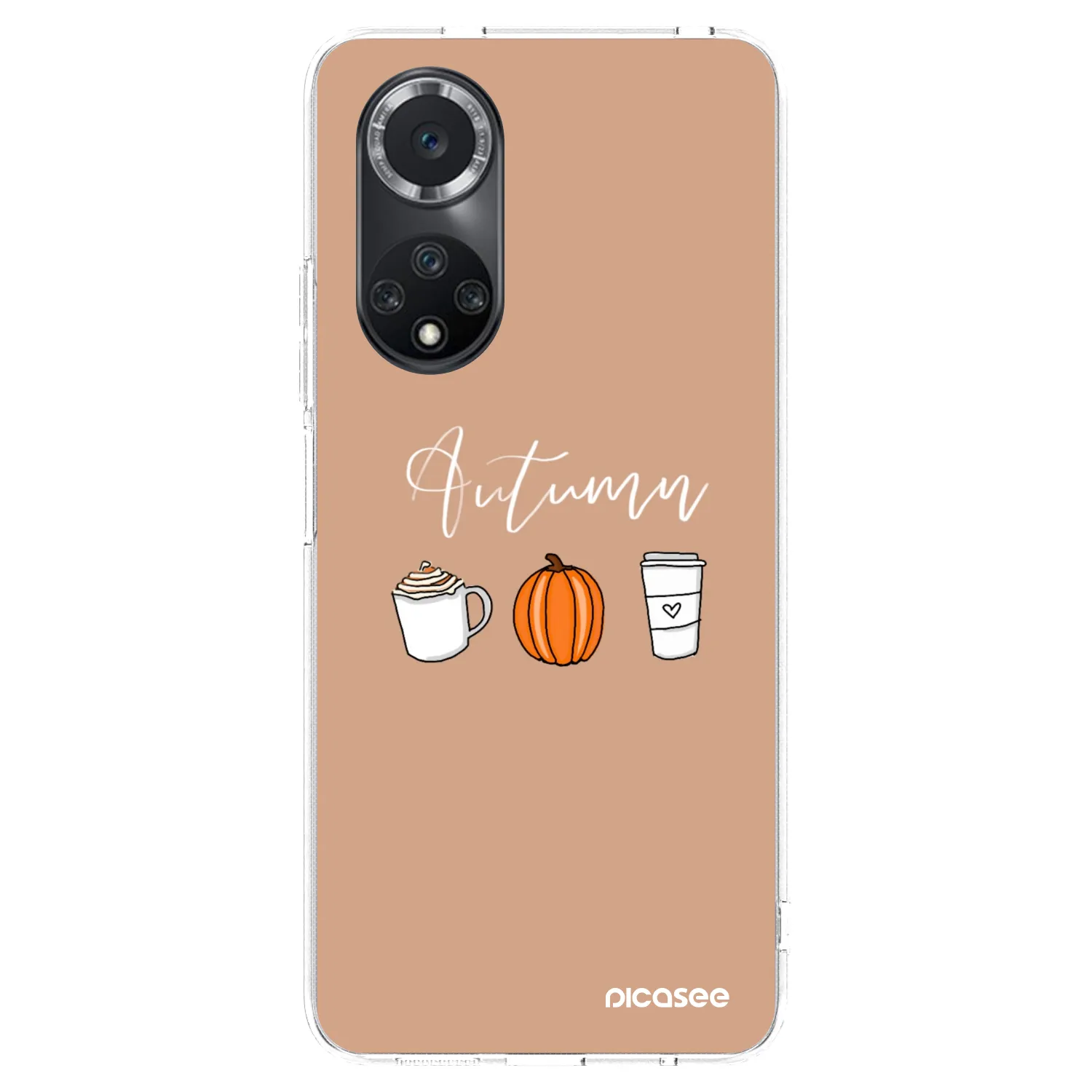 Picasee διαφανής θήκη σιλικόνης Huawei Nova 9 SE - Autumn