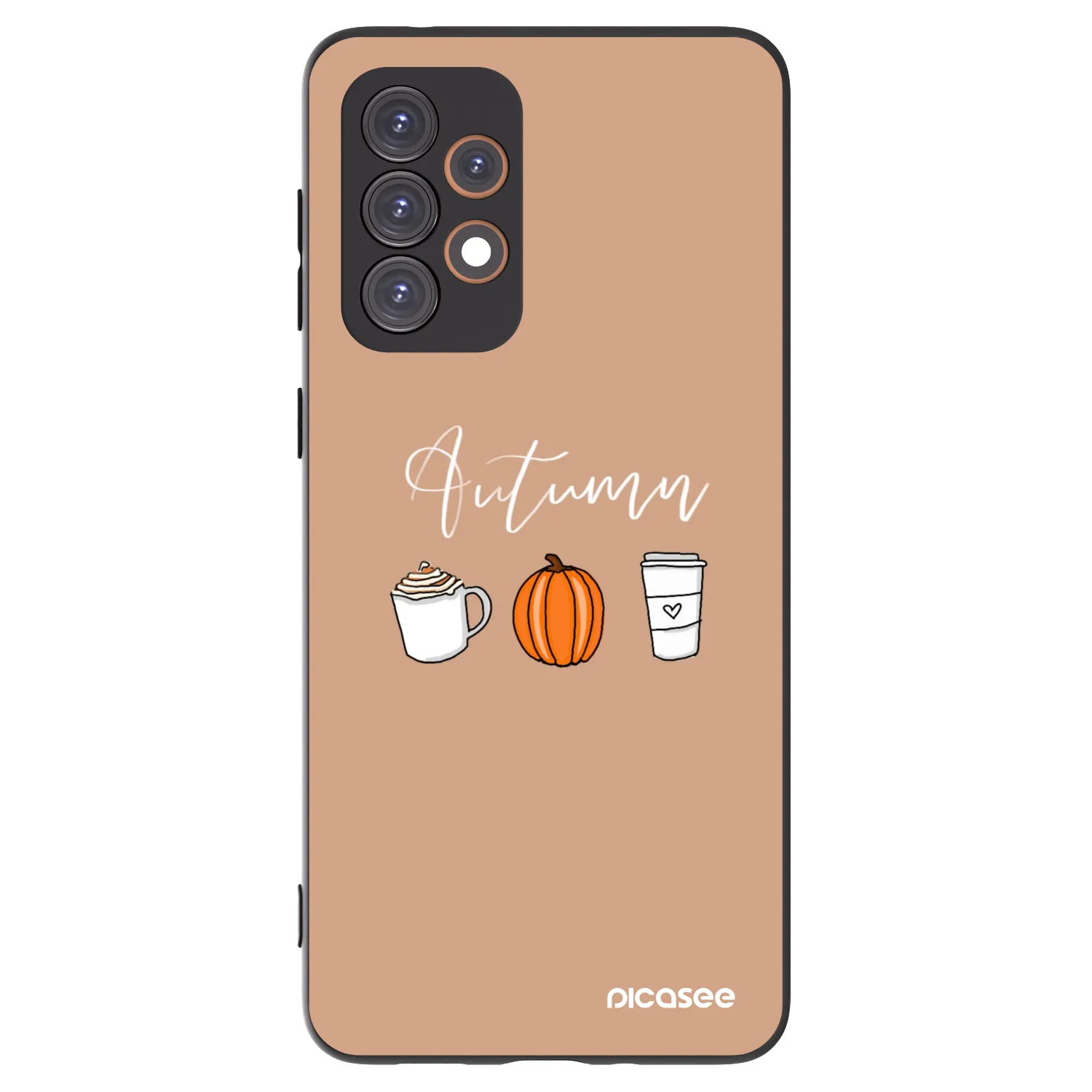 Picasee Μαύρη θήκη σιλικόνης για Samsung Galaxy A33 5G A336 - Autumn