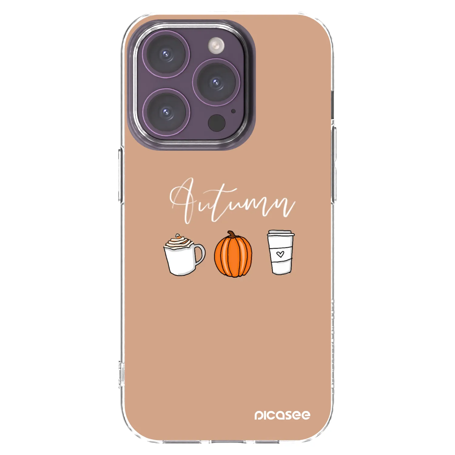 Picasee διαφανής θήκη σιλικόνης Apple iPhone 14 Pro - Autumn