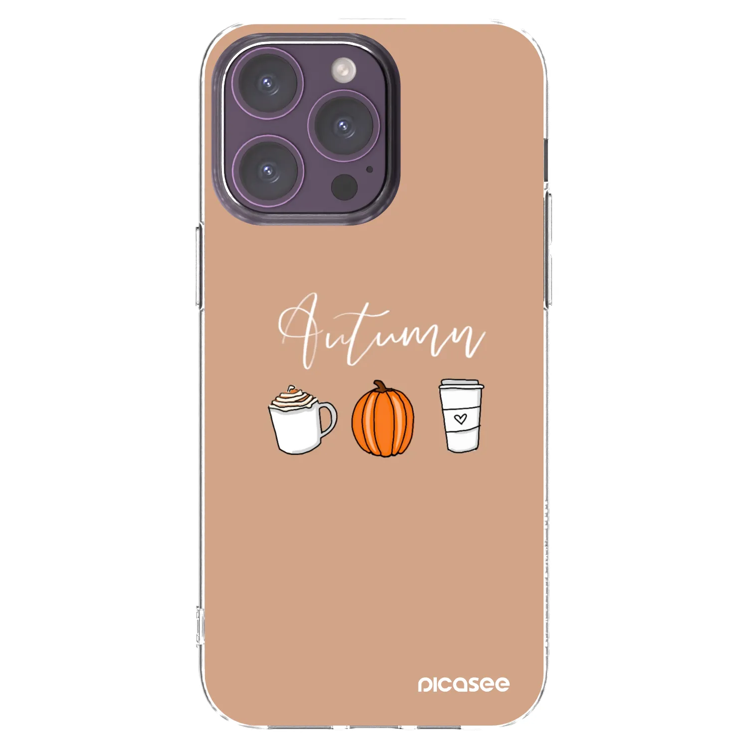 Picasee διαφανής θήκη σιλικόνης Apple iPhone 14 Pro Max - Autumn