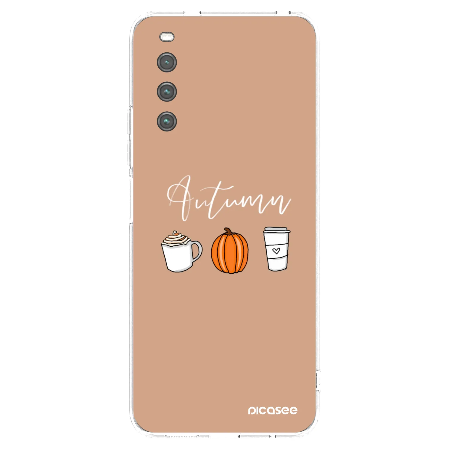 Picasee διαφανής θήκη σιλικόνης Sony Xperia 10 IV 5G - Autumn