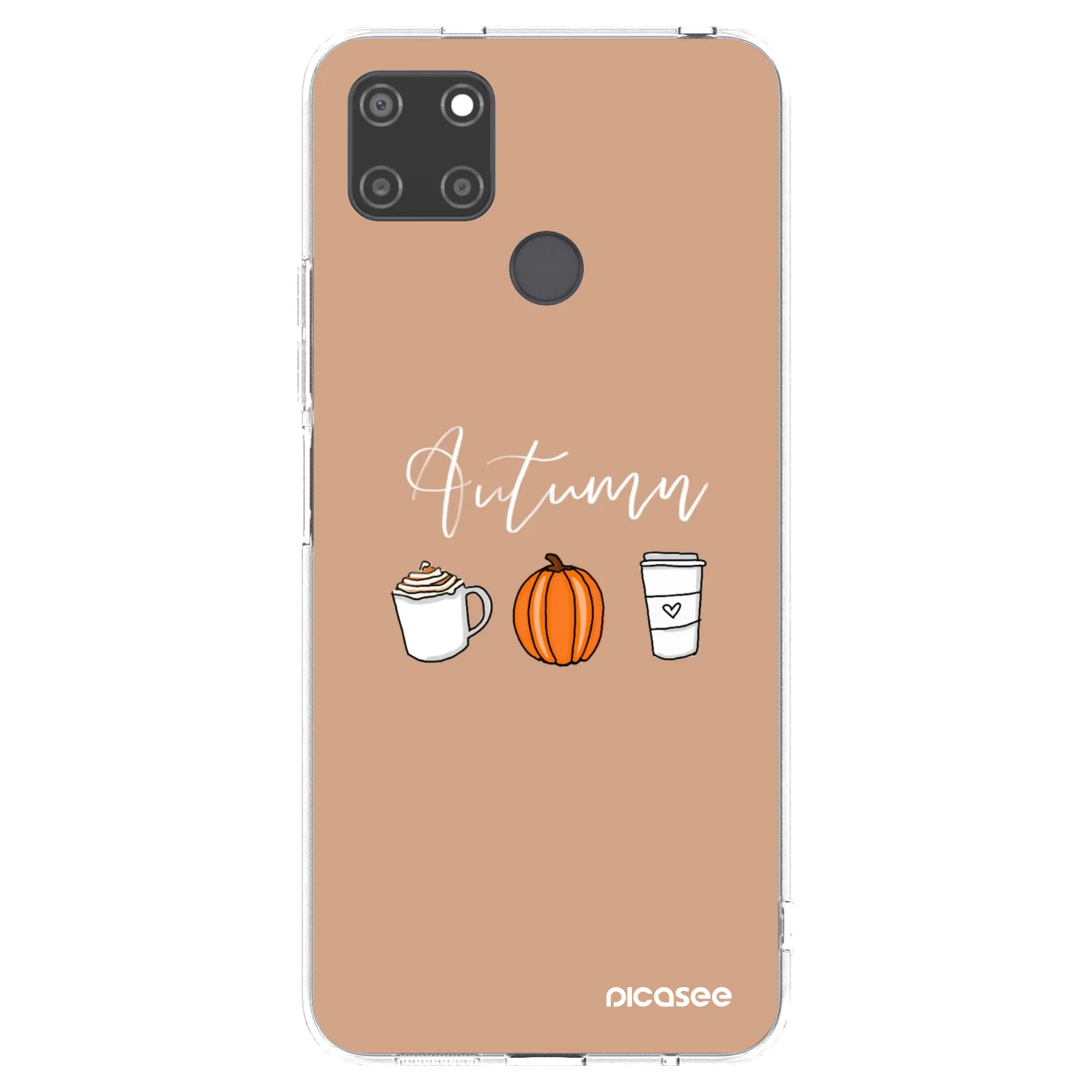 Picasee διαφανής θήκη σιλικόνης Realme C21Y - Autumn