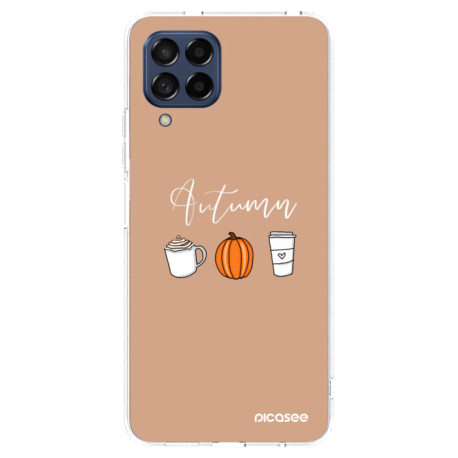 Picasee διαφανής θήκη σιλικόνης Samsung Galaxy M53 5G - Autumn