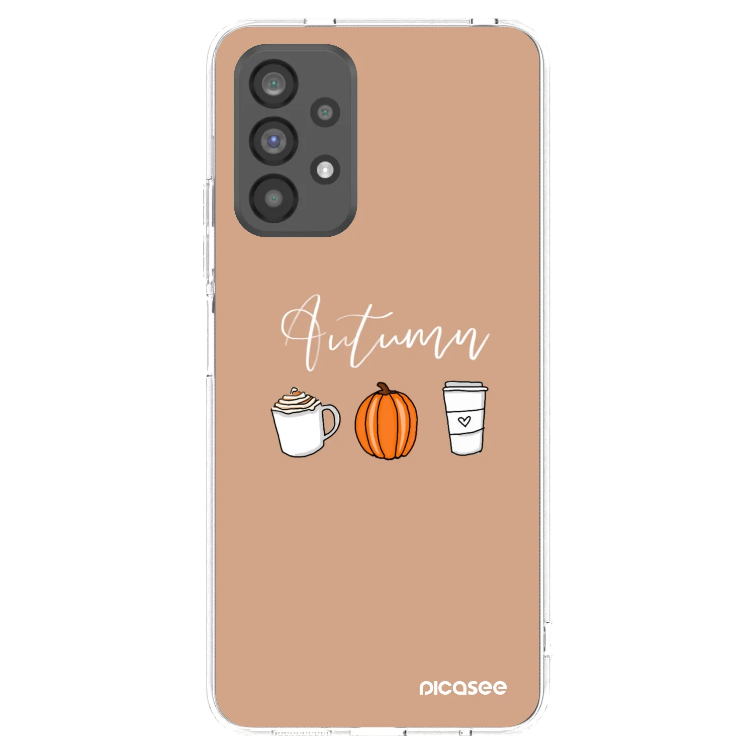 Picasee διαφανής θήκη σιλικόνης Samsung Galaxy A73 5G - Autumn