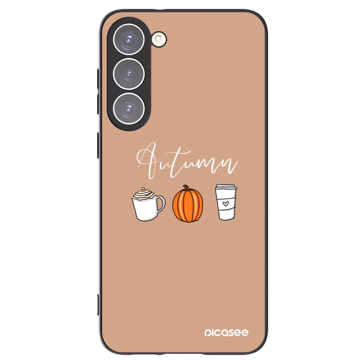 Picasee Μαύρη θήκη σιλικόνης για Samsung Galaxy S23+ 5G - Autumn