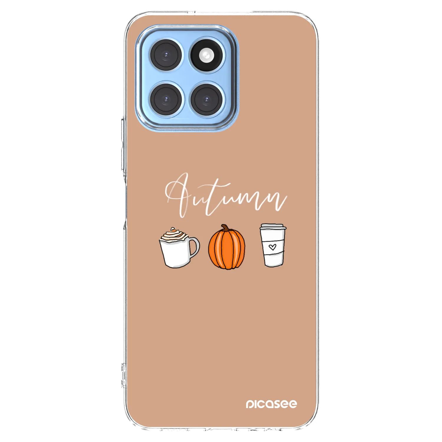 Picasee διαφανής θήκη σιλικόνης Honor X8 5G - Autumn