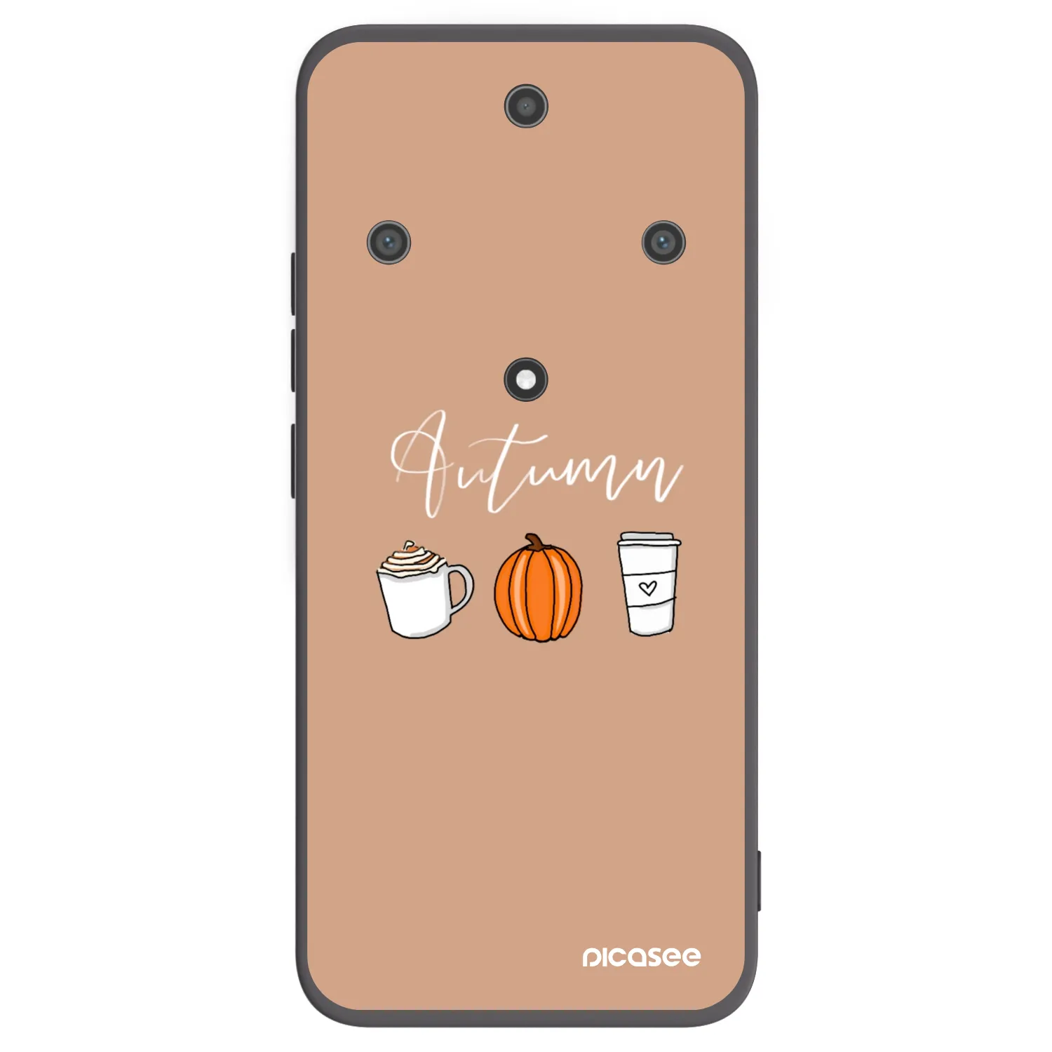 Picasee Μαύρη θήκη σιλικόνης για Honor Magic5 Lite 5G - Autumn