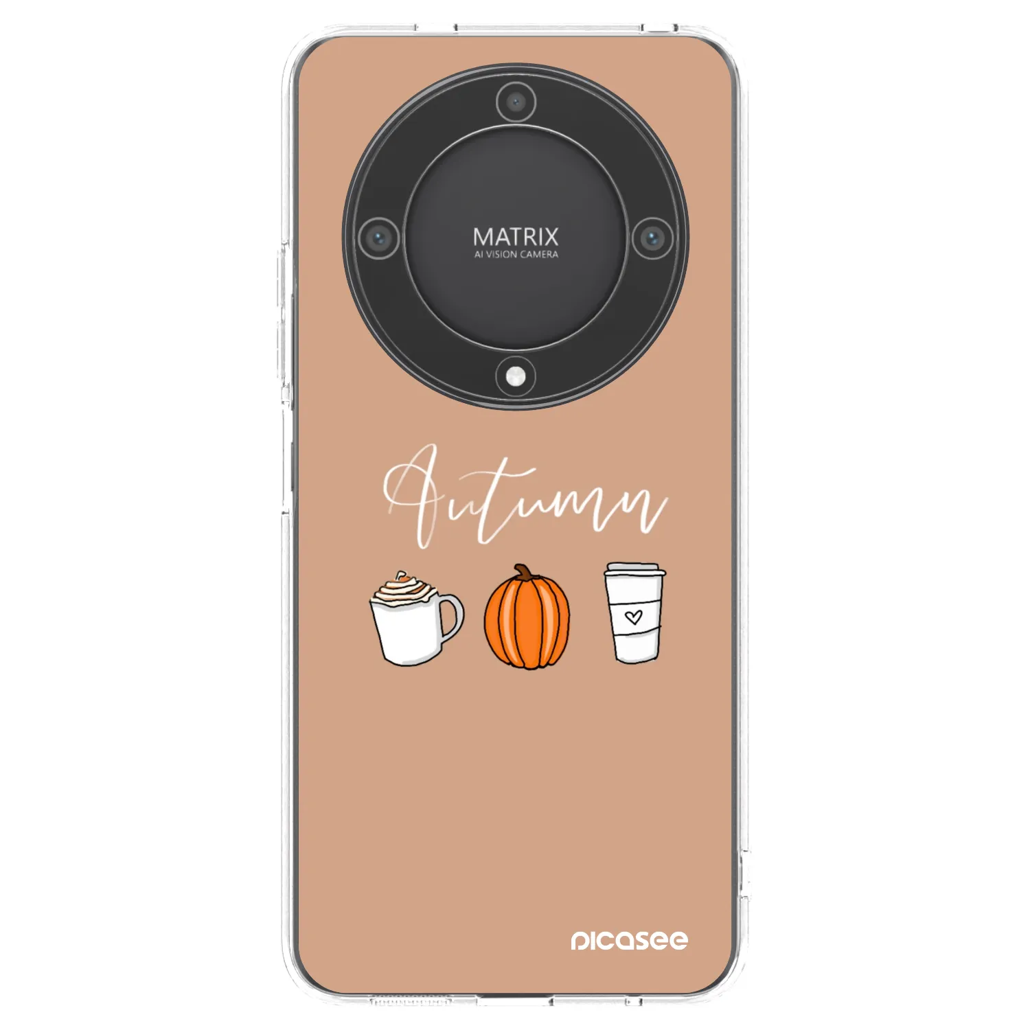 Picasee διαφανής θήκη σιλικόνης Honor Magic5 Lite 5G - Autumn