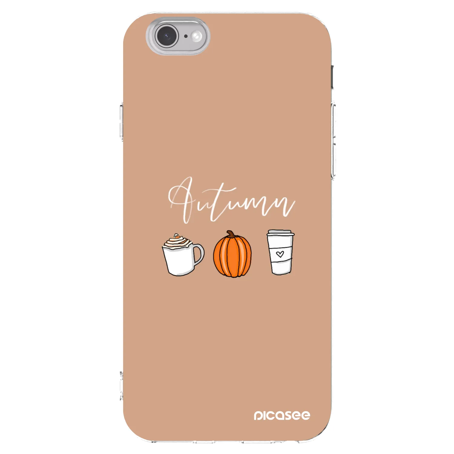 Picasee διαφανής θήκη σιλικόνης Apple iPhone 6/6S - Autumn