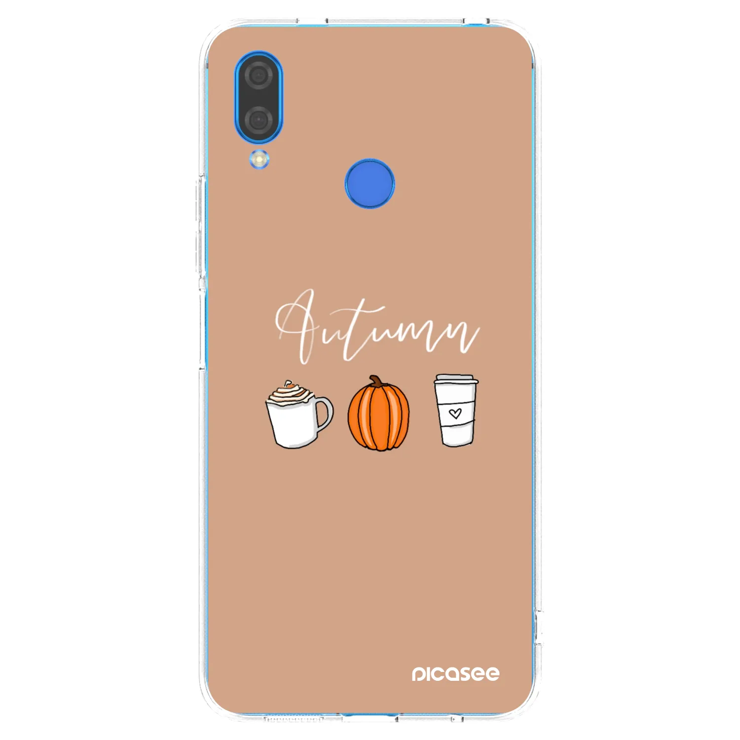 Picasee διαφανής θήκη σιλικόνης Huawei Nova 3 - Autumn