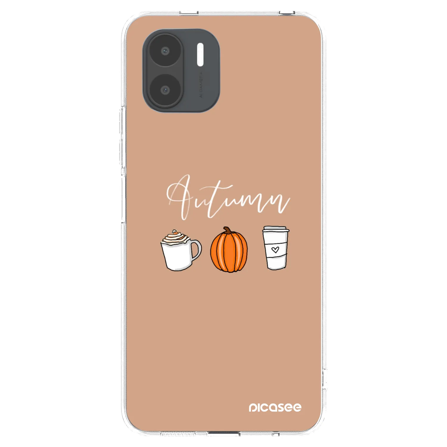 Picasee διαφανής θήκη σιλικόνης Xiaomi Redmi A2 - Autumn