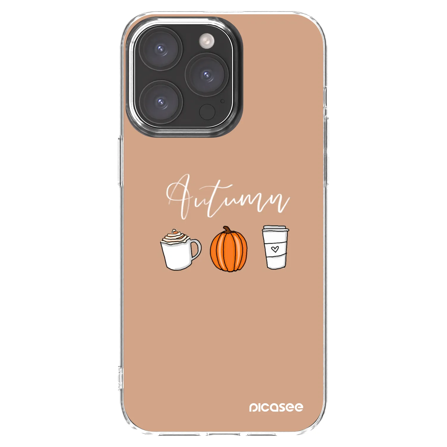 Picasee διαφανής θήκη σιλικόνης Apple iPhone 15 Pro Max - Autumn