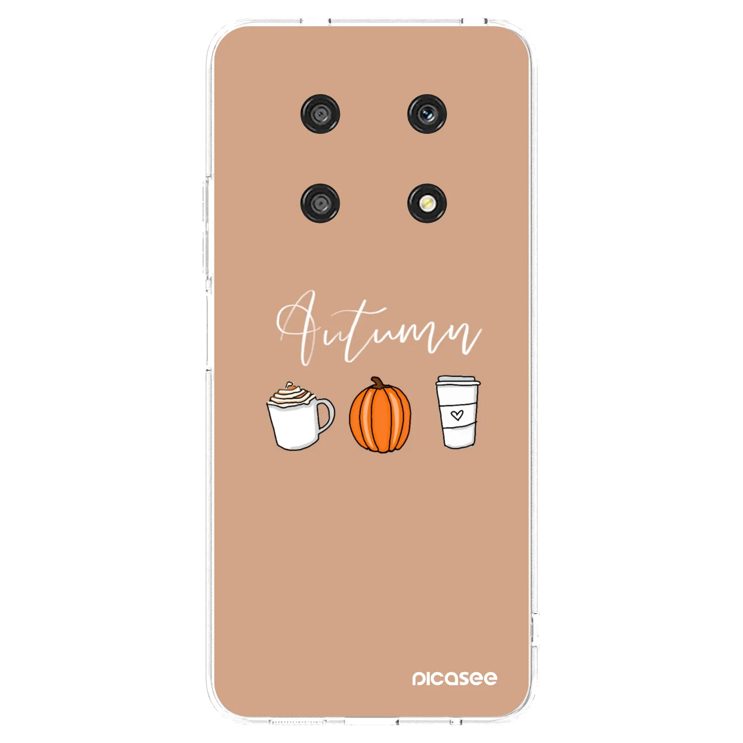 Picasee διαφανής θήκη σιλικόνης Honor Magic4 Lite 5G - Autumn