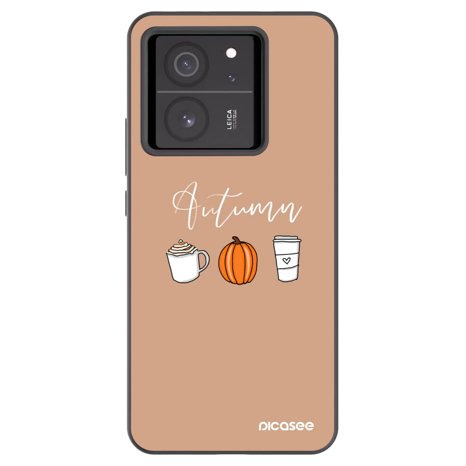 Picasee Μαύρη θήκη σιλικόνης για Xiaomi 13T Pro - Autumn