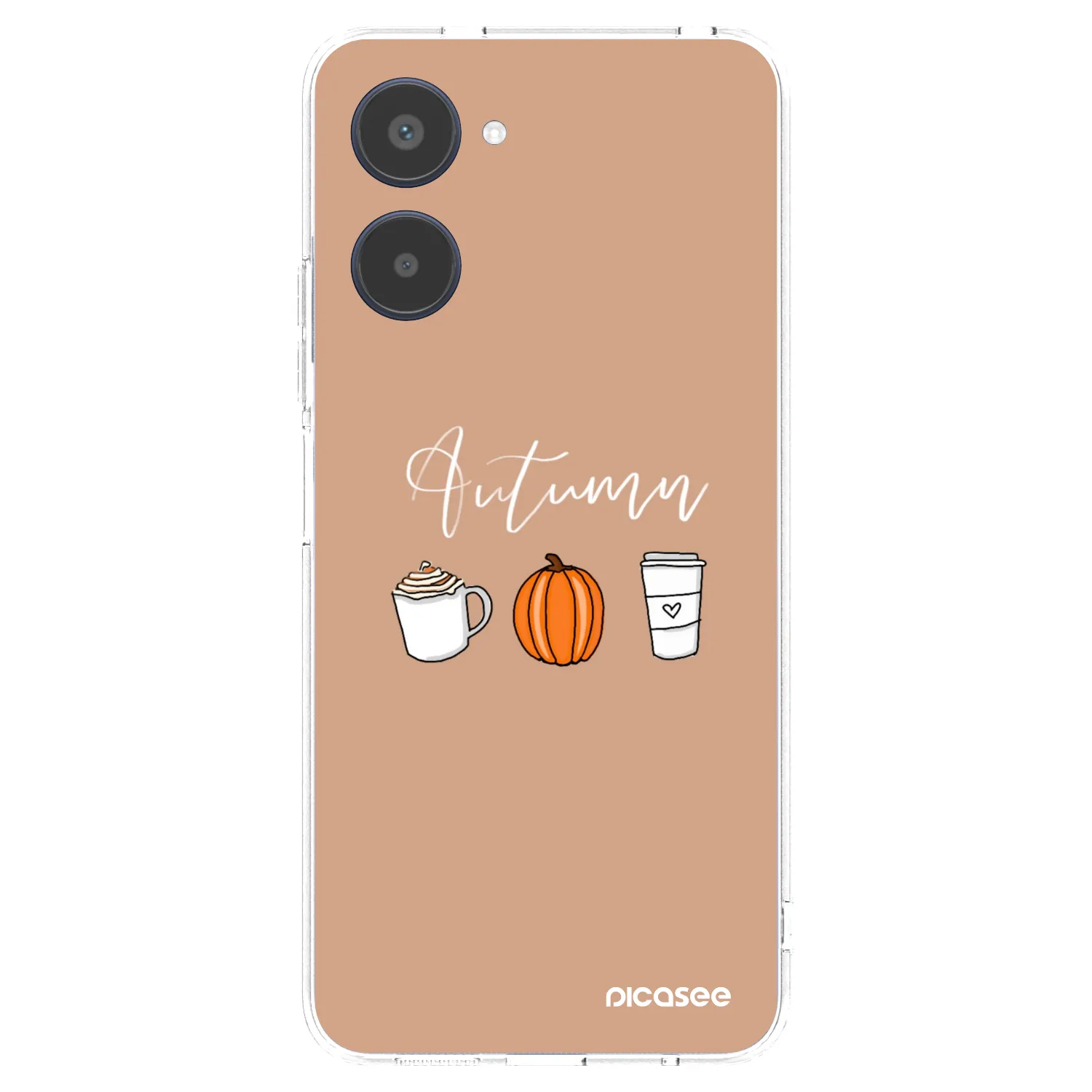 Picasee διαφανής θήκη σιλικόνης Realme 10 4G - Autumn
