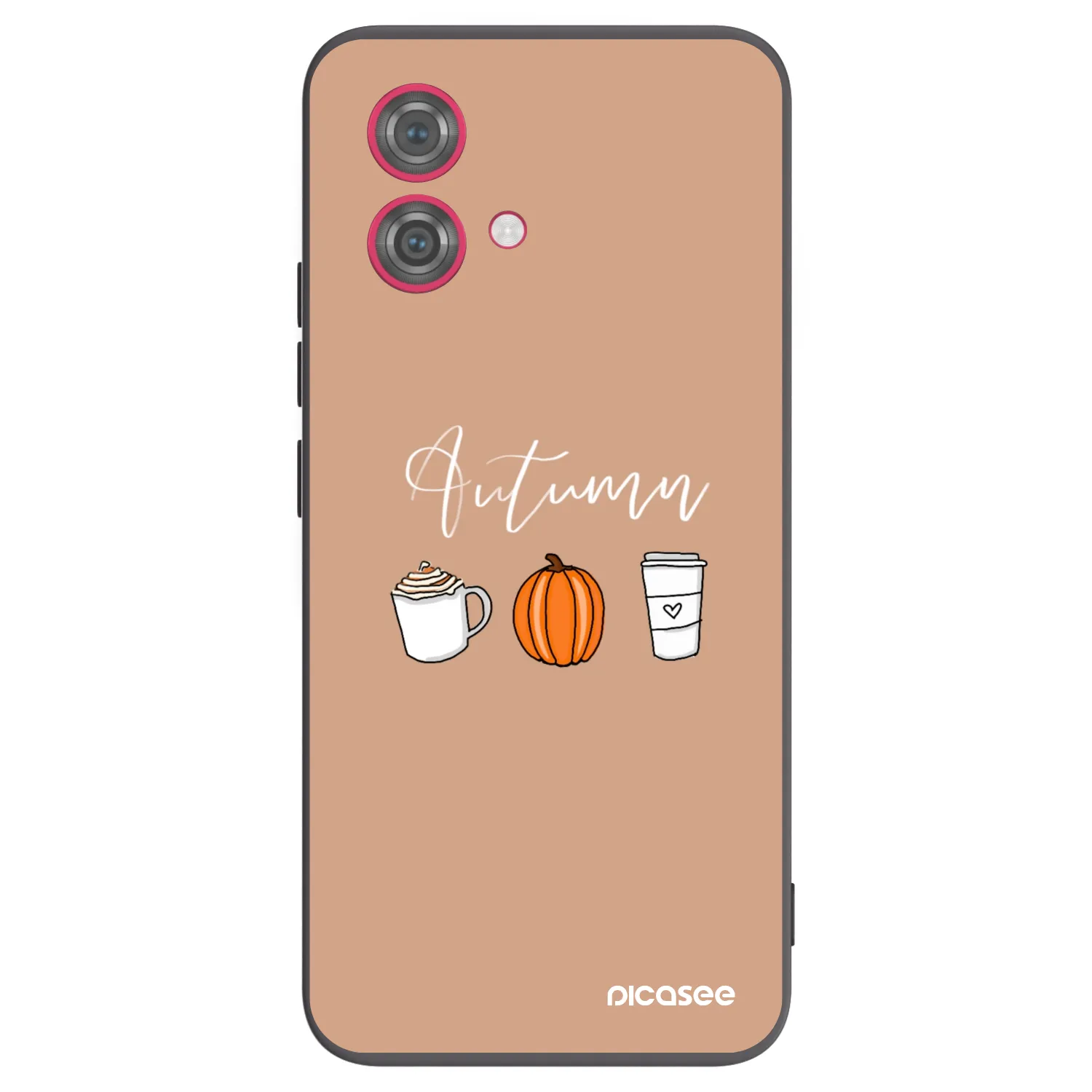 Picasee Μαύρη θήκη σιλικόνης για Motorola Moto G84 5G - Autumn