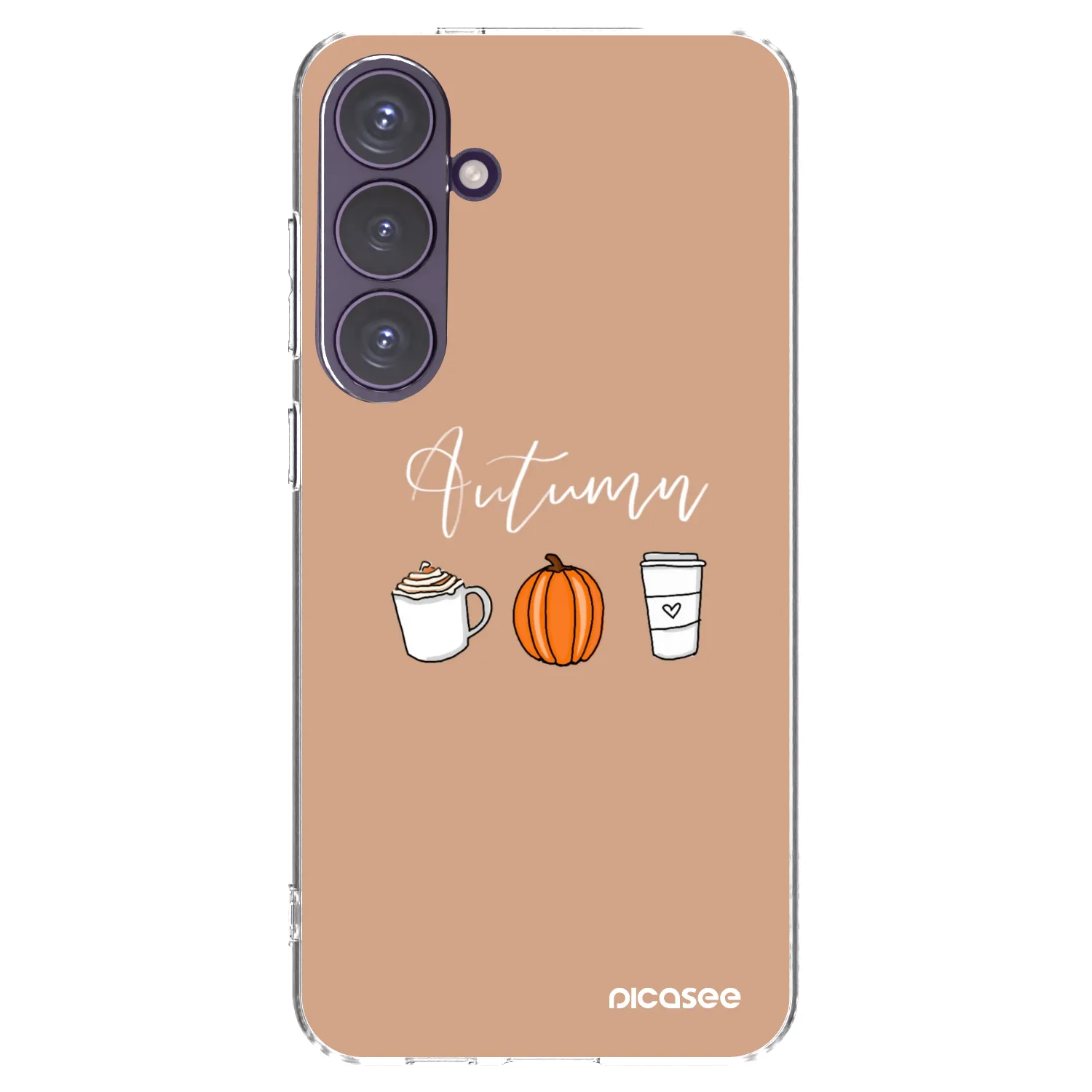 Picasee διαφανής θήκη σιλικόνης Samsung Galaxy S24+ S926B 5G - Autumn
