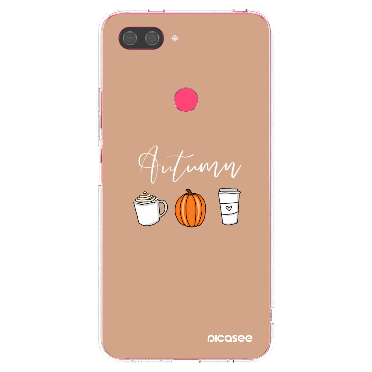 Picasee διαφανής θήκη σιλικόνης Xiaomi Mi 8 Lite - Autumn