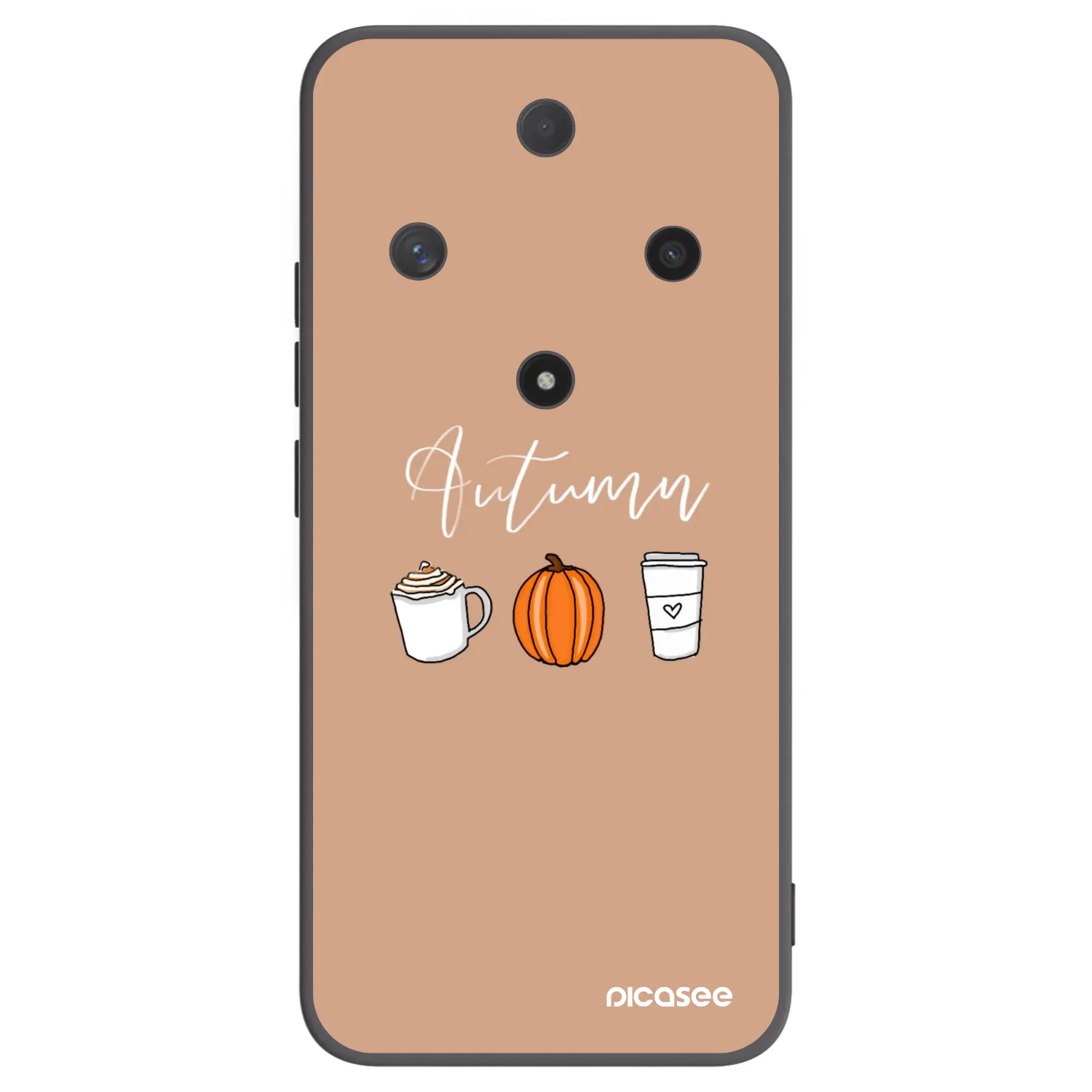 Picasee Μαύρη θήκη σιλικόνης για Honor Magic6 Lite 5G - Autumn