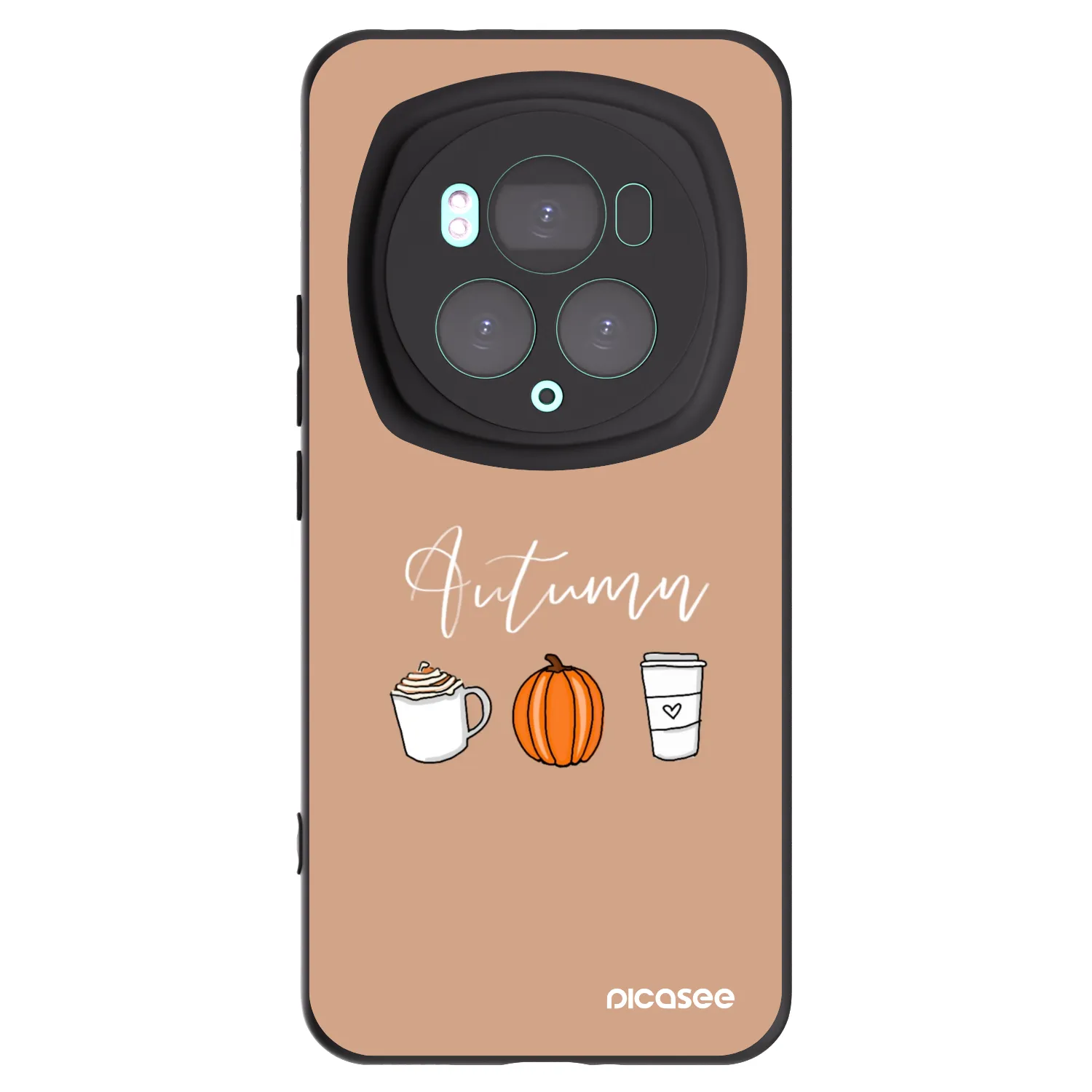 Picasee Μαύρη θήκη σιλικόνης για Honor Magic6 Pro - Autumn