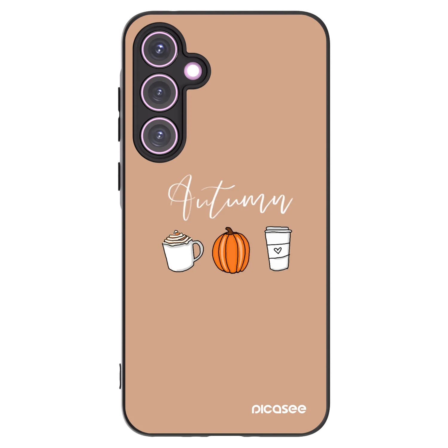Picasee Μαύρη θήκη σιλικόνης για Samsung Galaxy A35 5G A356B - Autumn