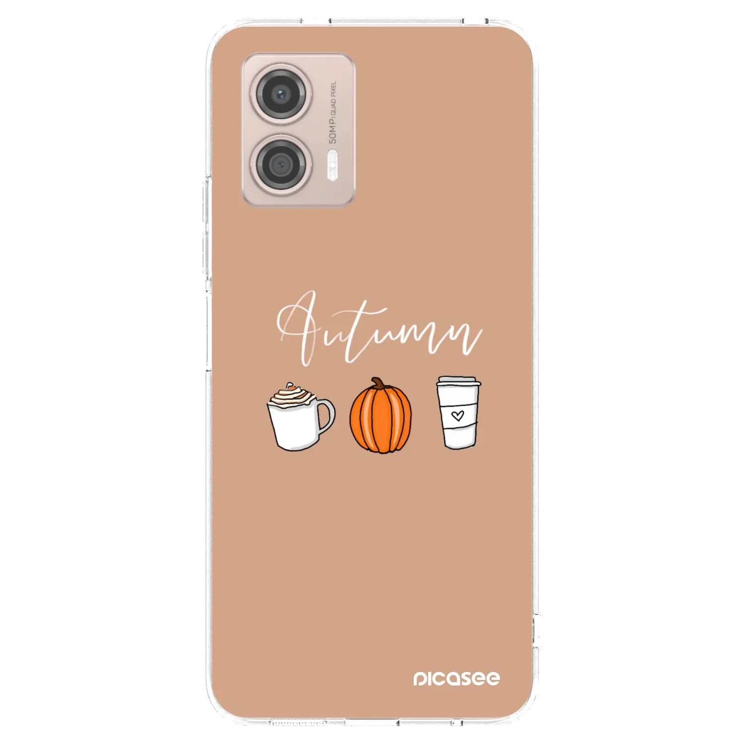 Picasee διαφανής θήκη σιλικόνης Motorola Moto G53 5G - Autumn