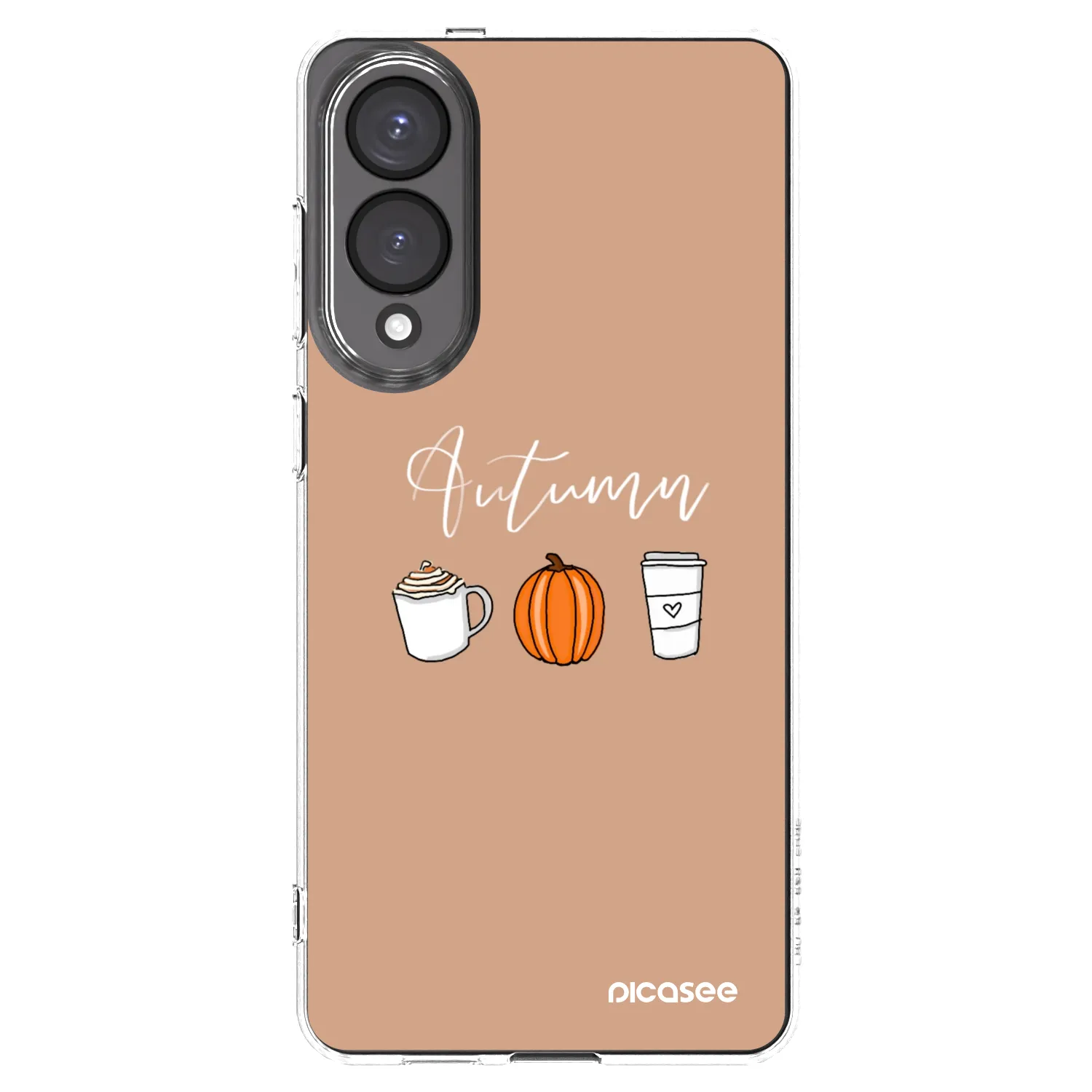 Picasee διαφανής θήκη σιλικόνης Samsung Galaxy S25 Edge 5G - Autumn