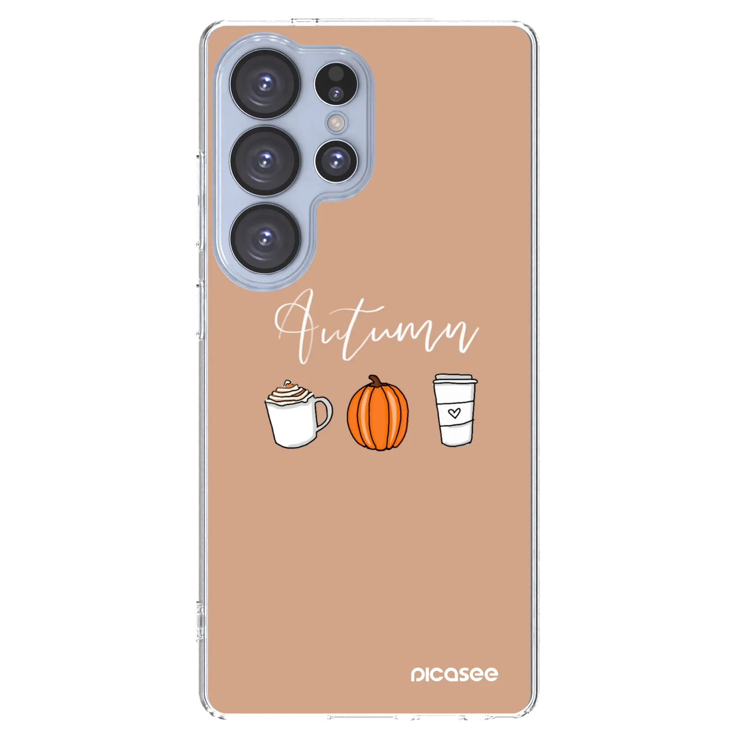 Picasee διαφανής θήκη σιλικόνης Samsung Galaxy S25 Ultra 5G - Autumn