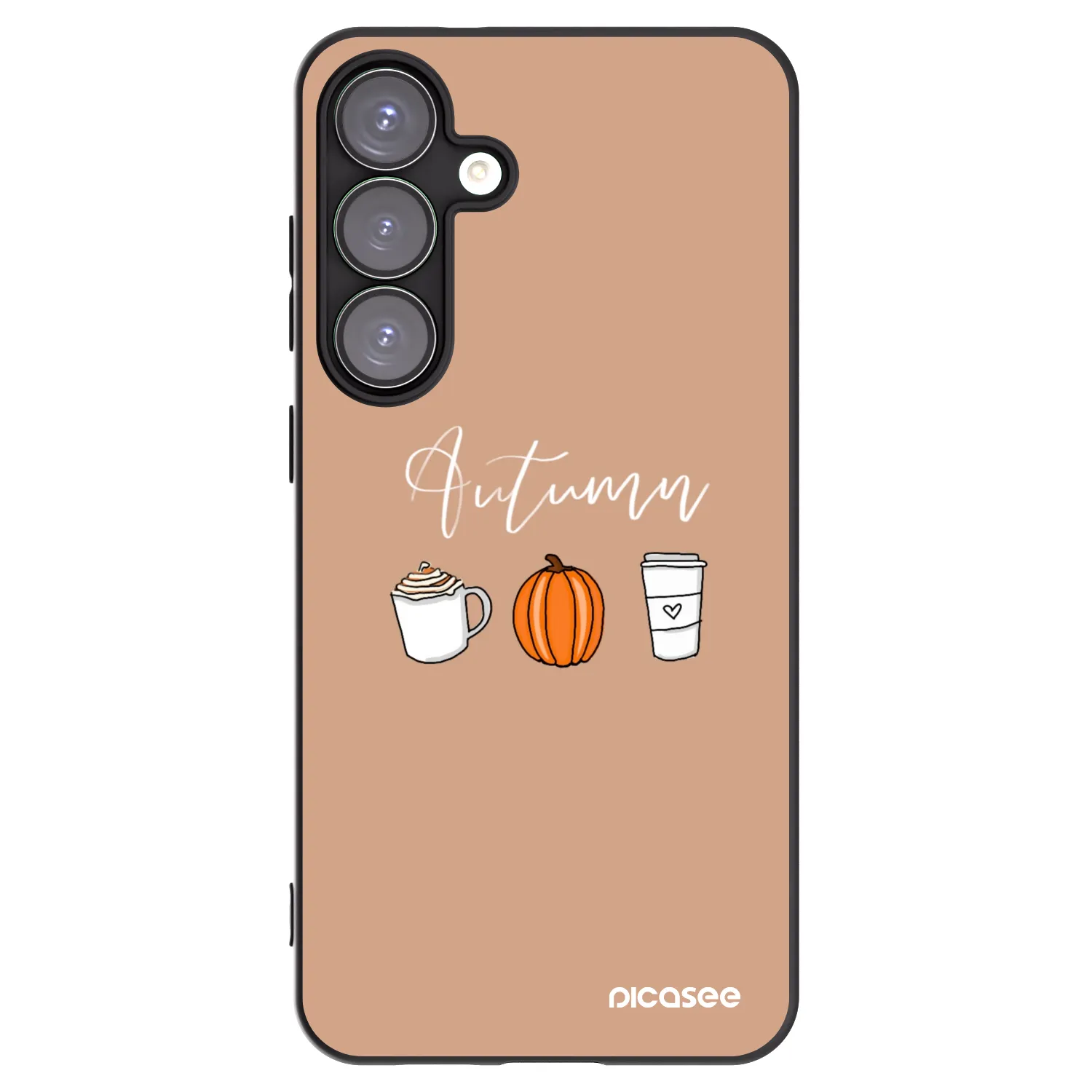 Picasee Μαύρη θήκη σιλικόνης για Samsung Galaxy S25+ 5G - Autumn