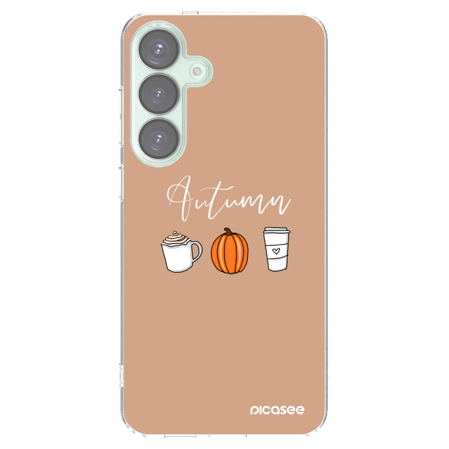 Picasee διαφανής θήκη σιλικόνης Samsung Galaxy S25+ 5G - Autumn