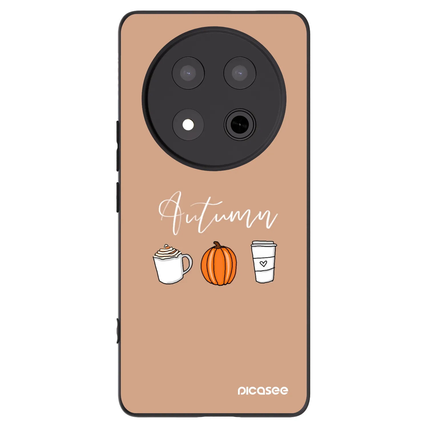 Picasee Μαύρη θήκη σιλικόνης για Honor Magic7 Lite 5G - Autumn