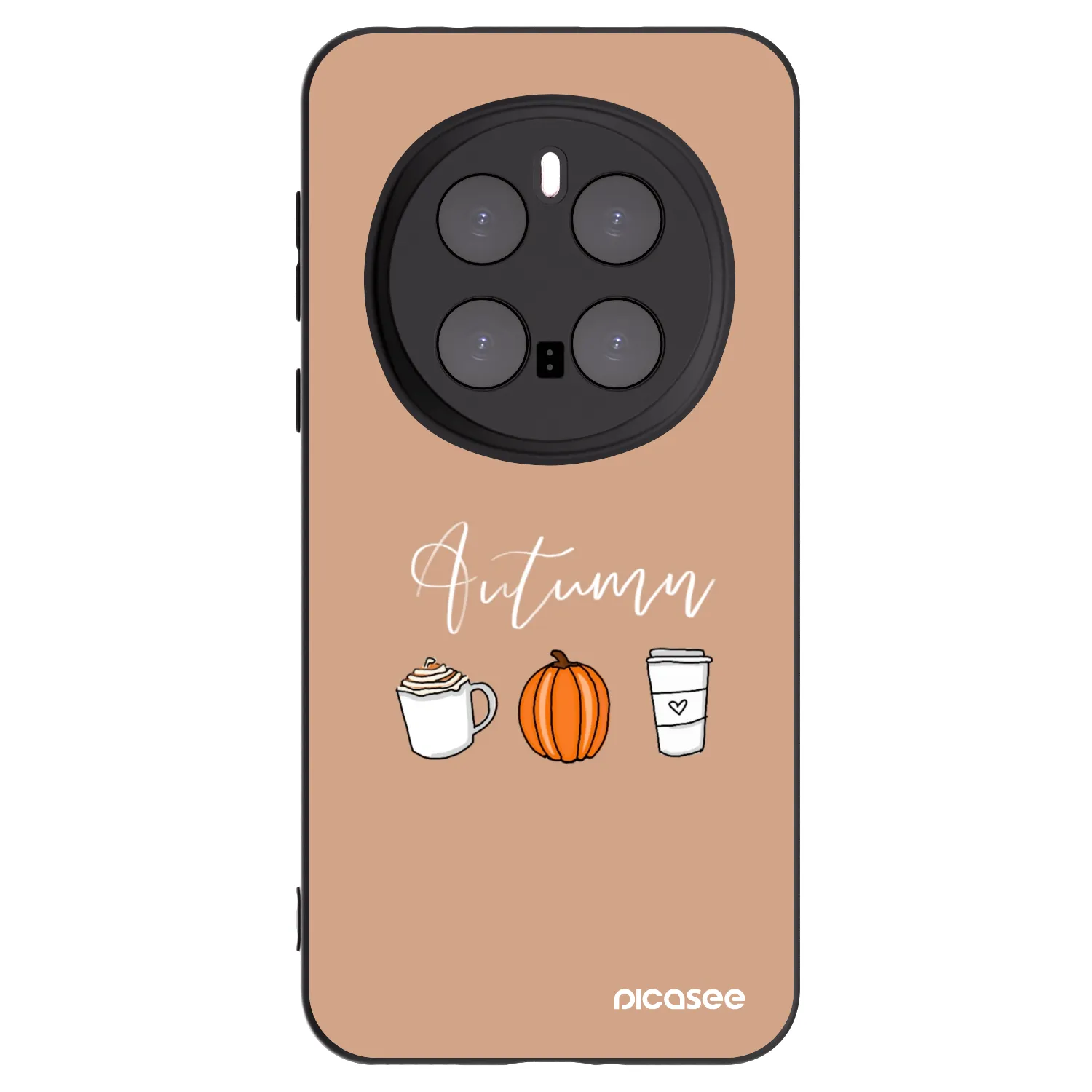 Picasee Μαύρη θήκη σιλικόνης για Honor Magic7 Pro 5G - Autumn