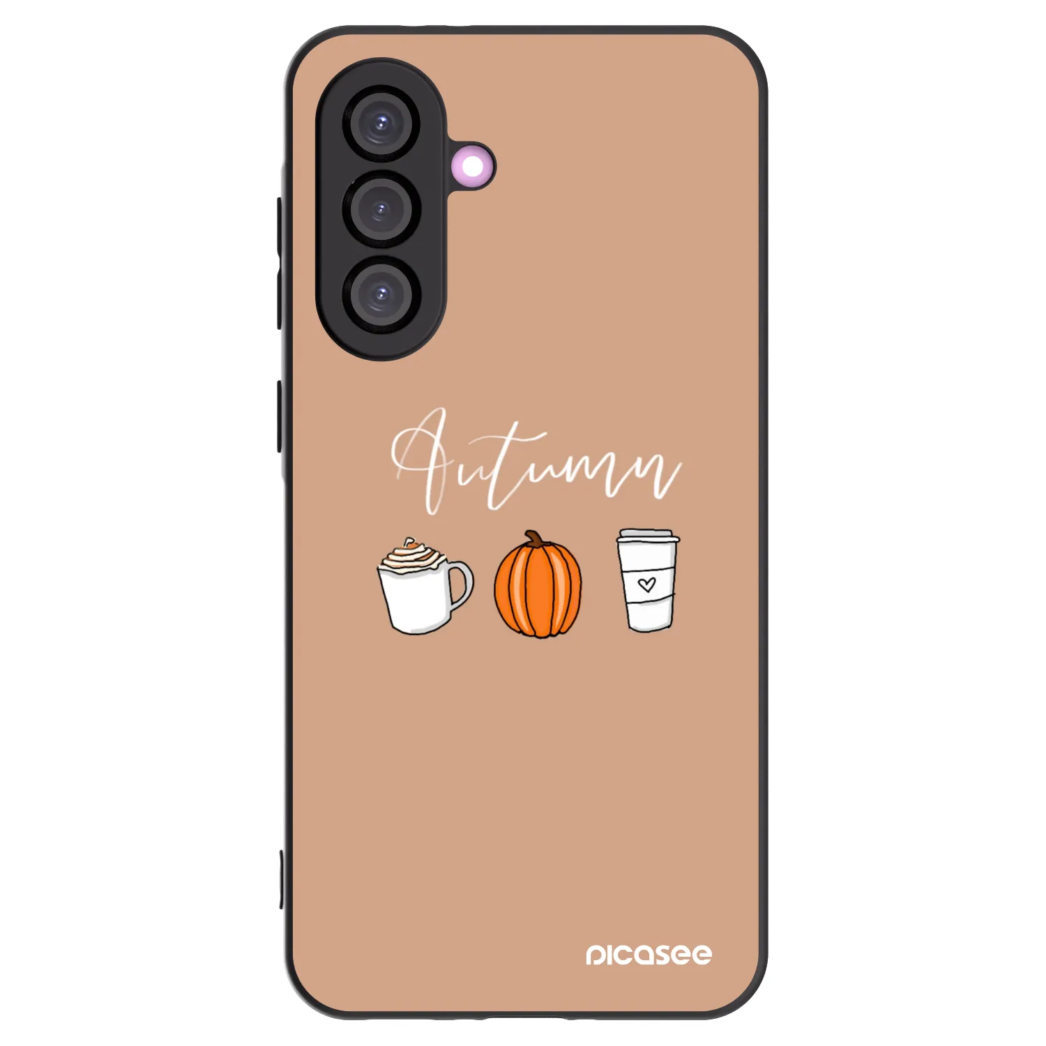 Picasee Μαύρη θήκη σιλικόνης για Samsung Galaxy A36 5G - Autumn