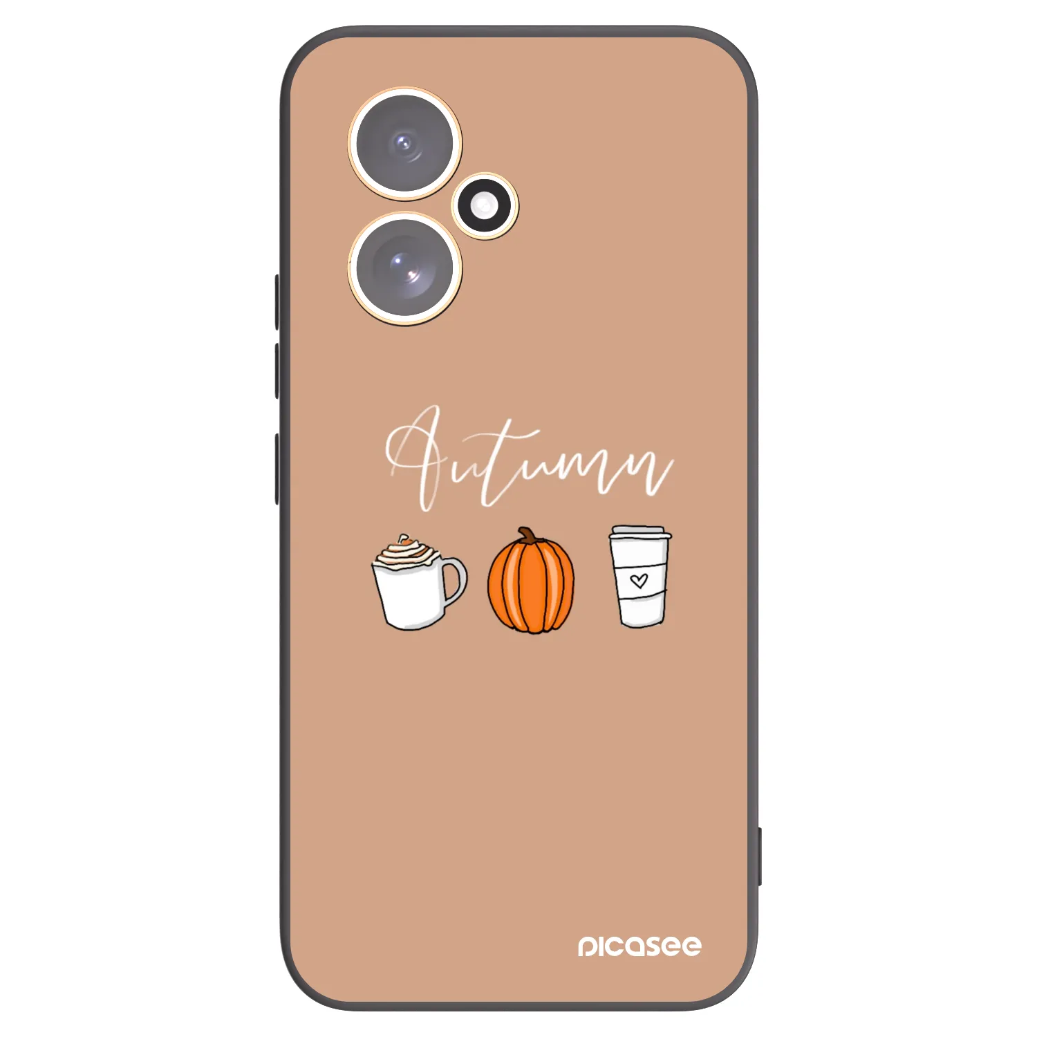 Picasee Μαύρη θήκη σιλικόνης για Honor 400 5G - Autumn