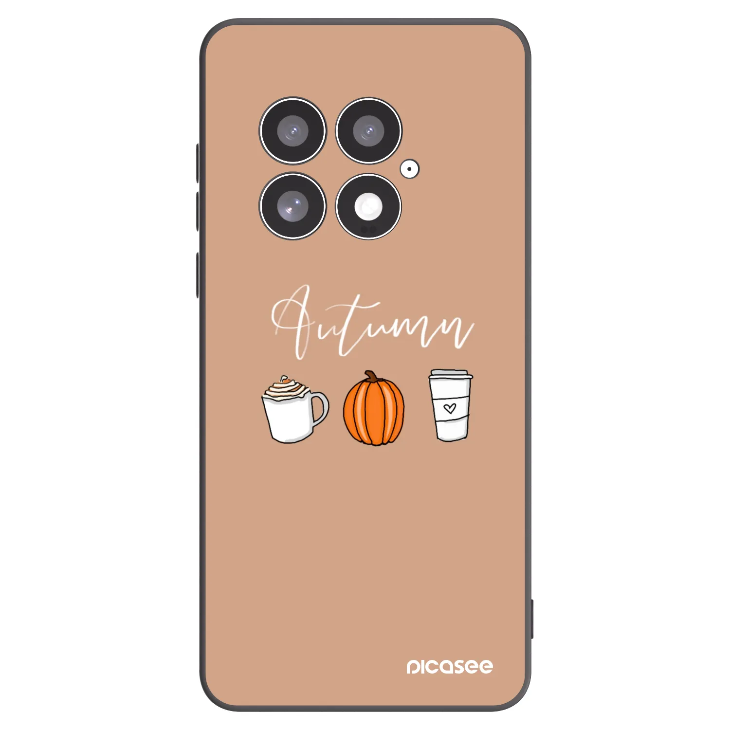 Picasee Μαύρη θήκη σιλικόνης για OnePlus 13 5G - Autumn