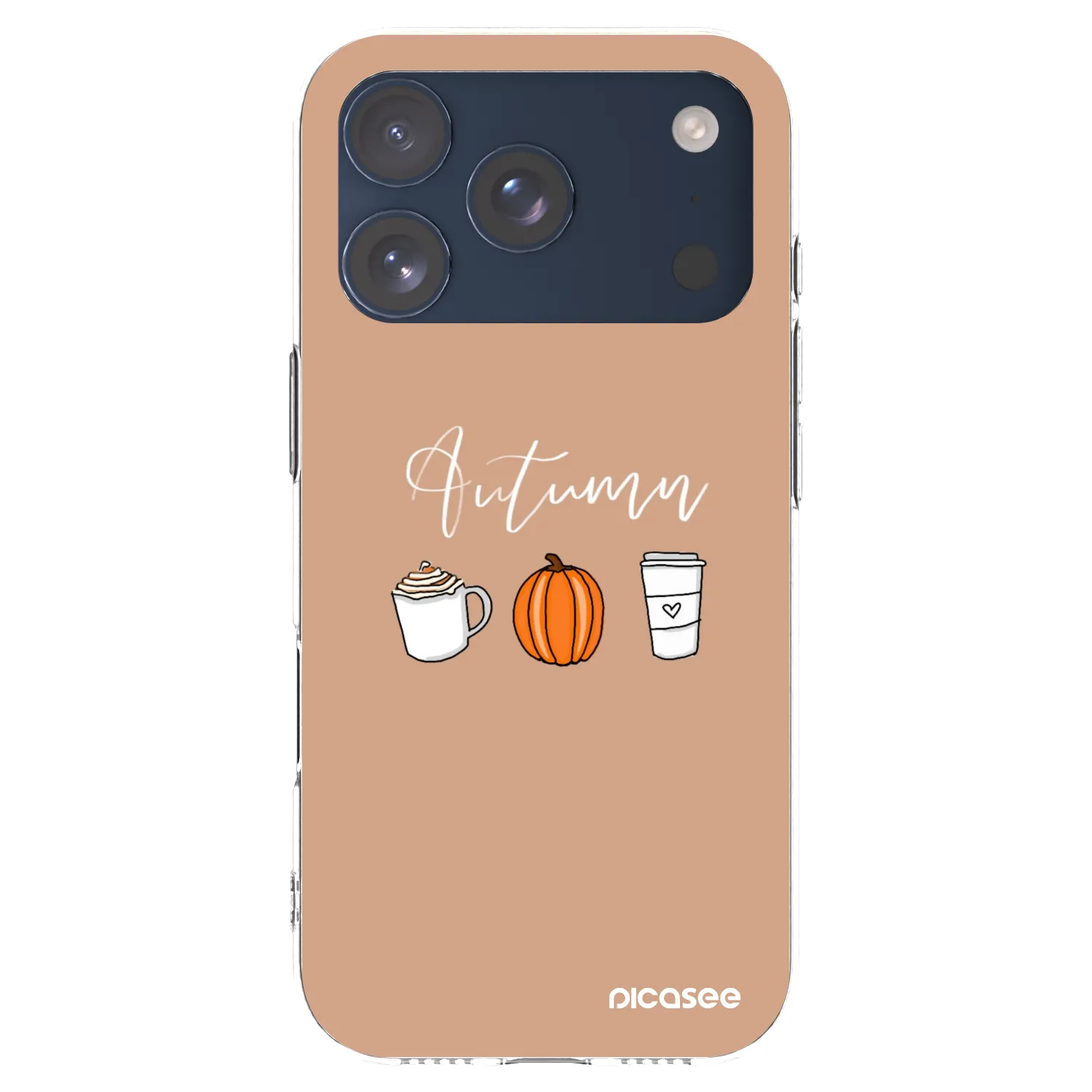 Picasee διαφανής θήκη σιλικόνης Apple iPhone 17 Pro - Autumn