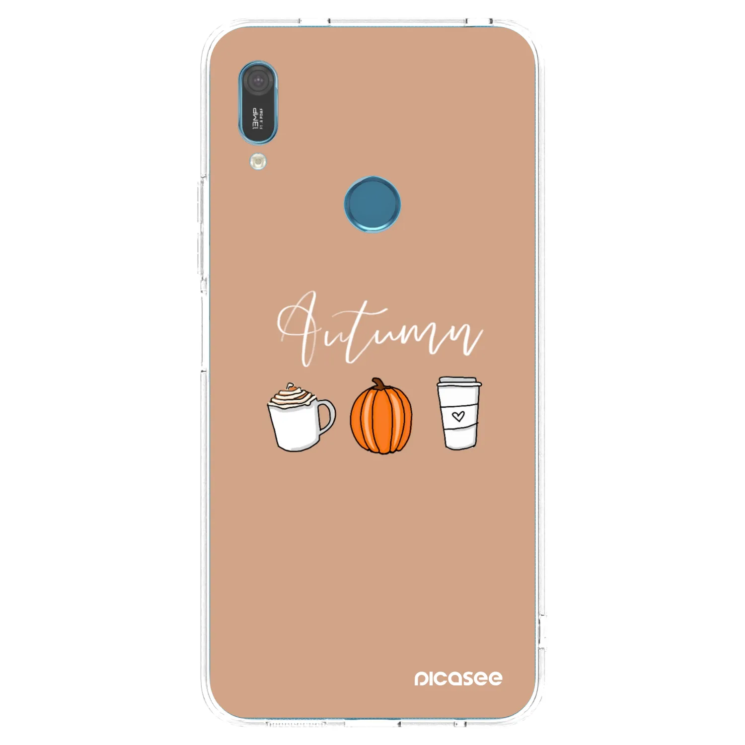 Picasee διαφανής θήκη σιλικόνης Huawei Y6 2019 - Autumn