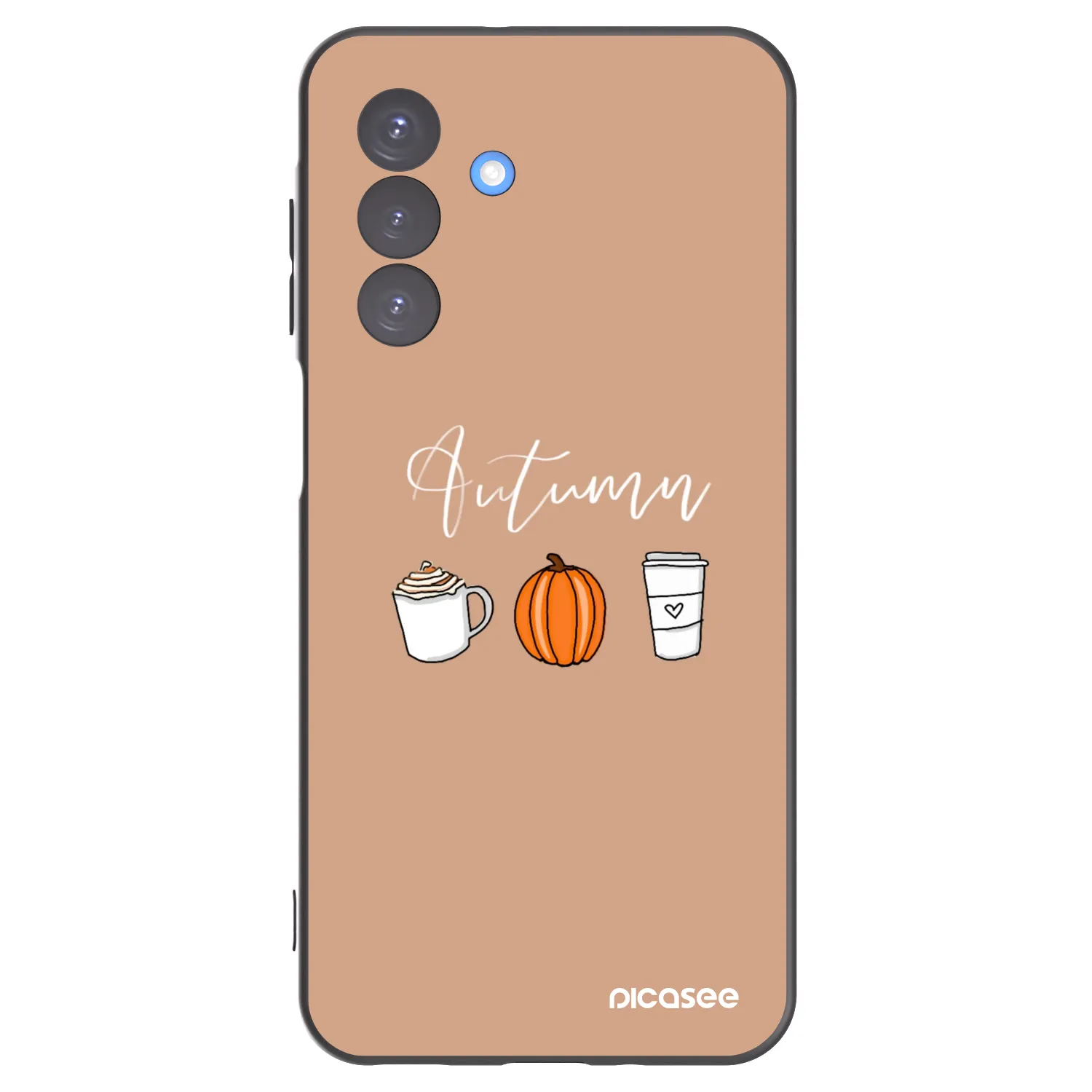Picasee Μαύρη θήκη σιλικόνης για Samsung Galaxy A17 5G - Autumn