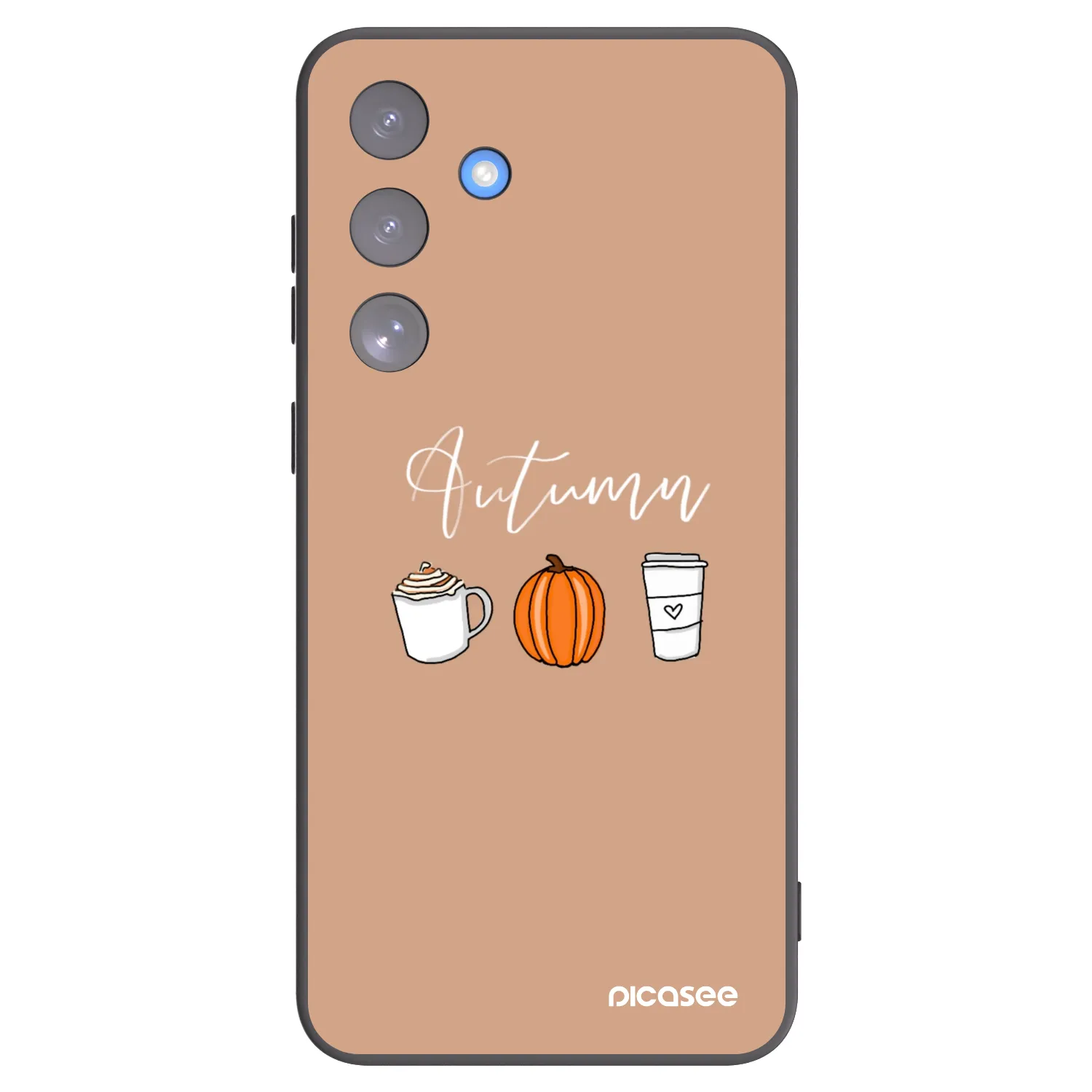 Picasee Μαύρη θήκη σιλικόνης για Samsung Galaxy S25 FE 5G - Autumn