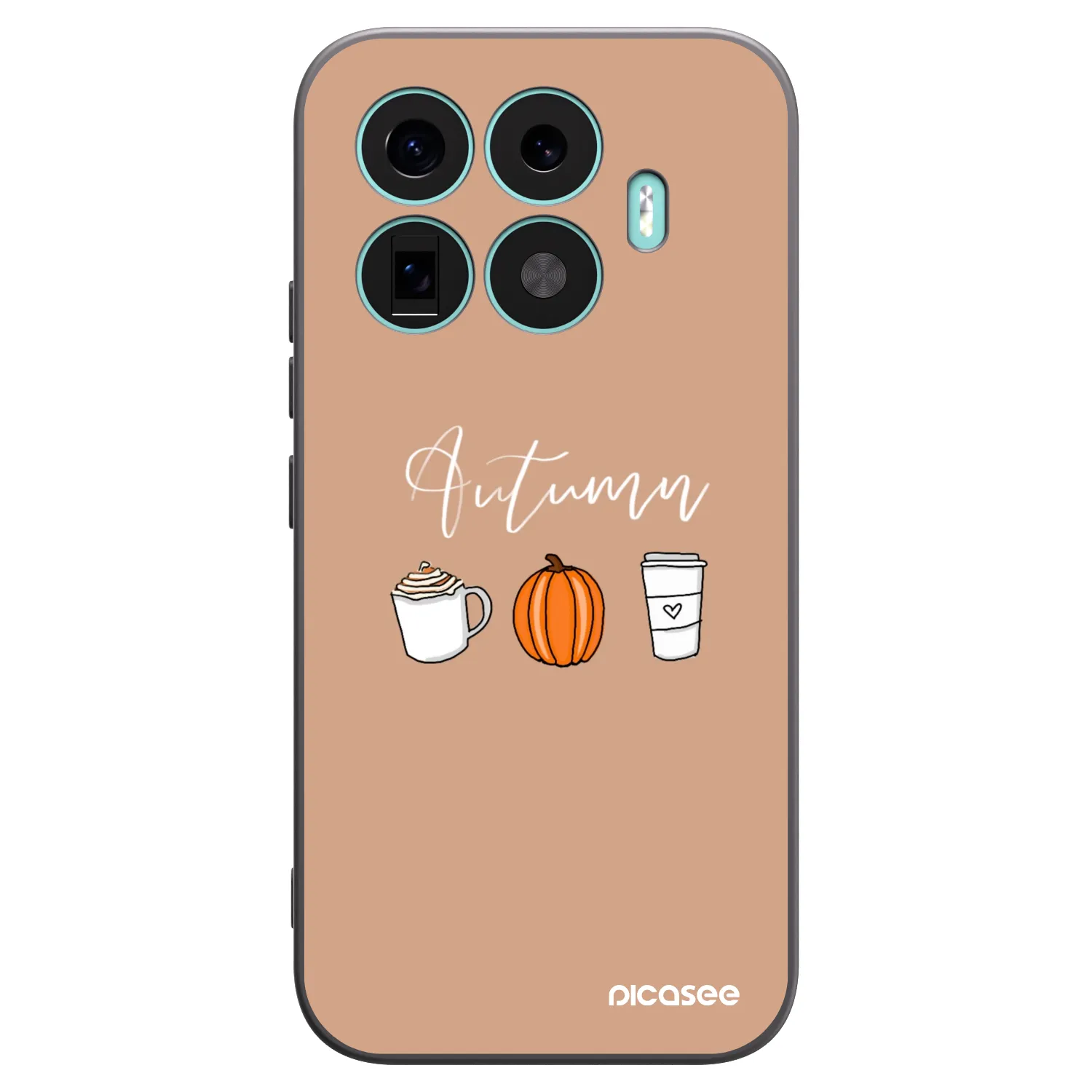 Picasee Μαύρη θήκη σιλικόνης για Xiaomi 17T - Autumn