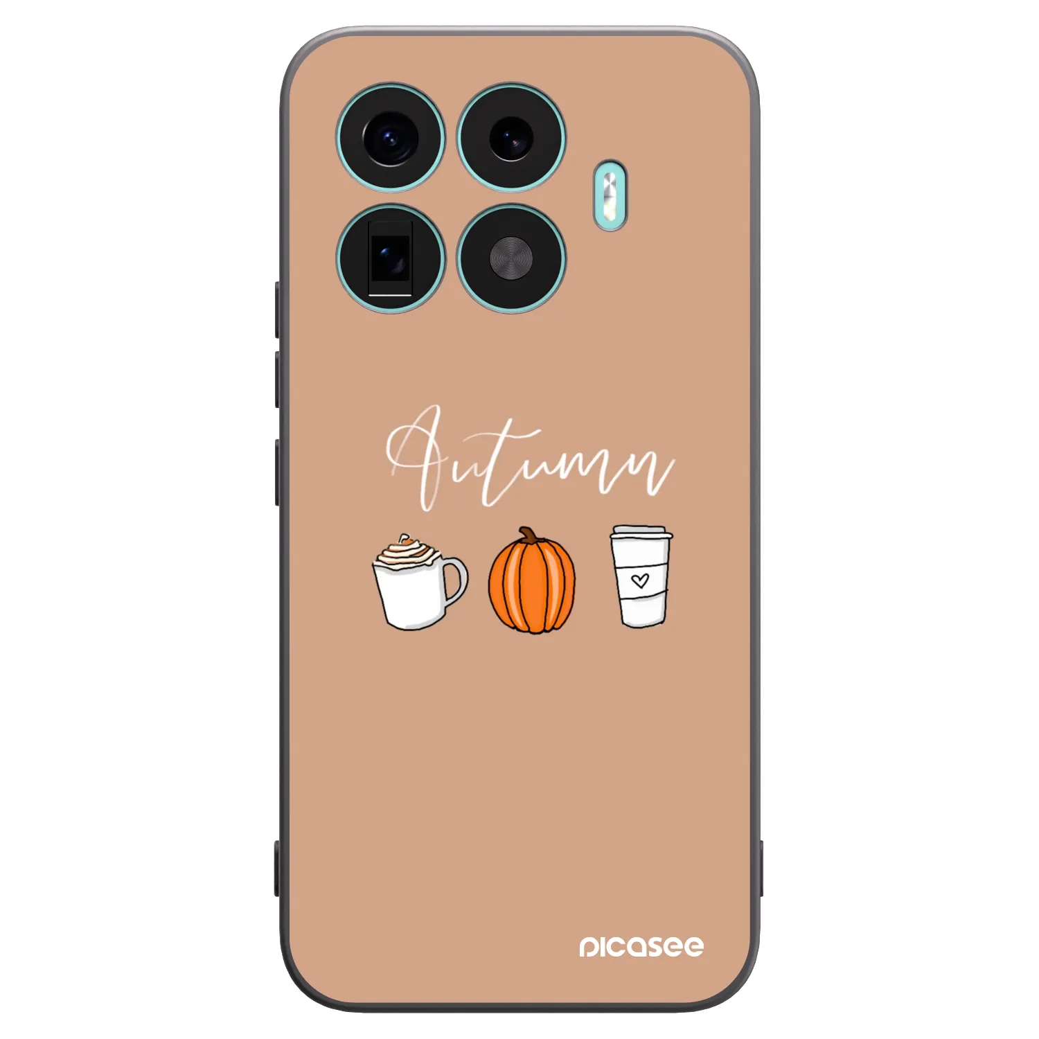Picasee Μαύρη θήκη σιλικόνης για Xiaomi 17T Pro - Autumn