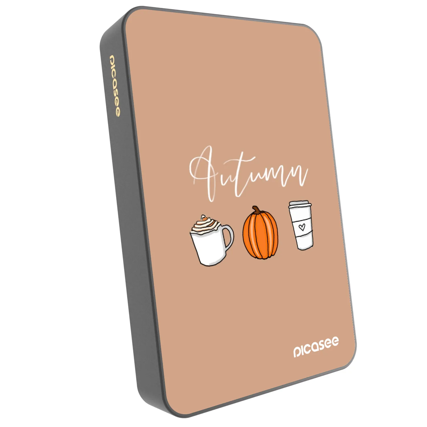 Picasee Powerbank με MagSafe 10 000 mAh Γκρί - Autumn
