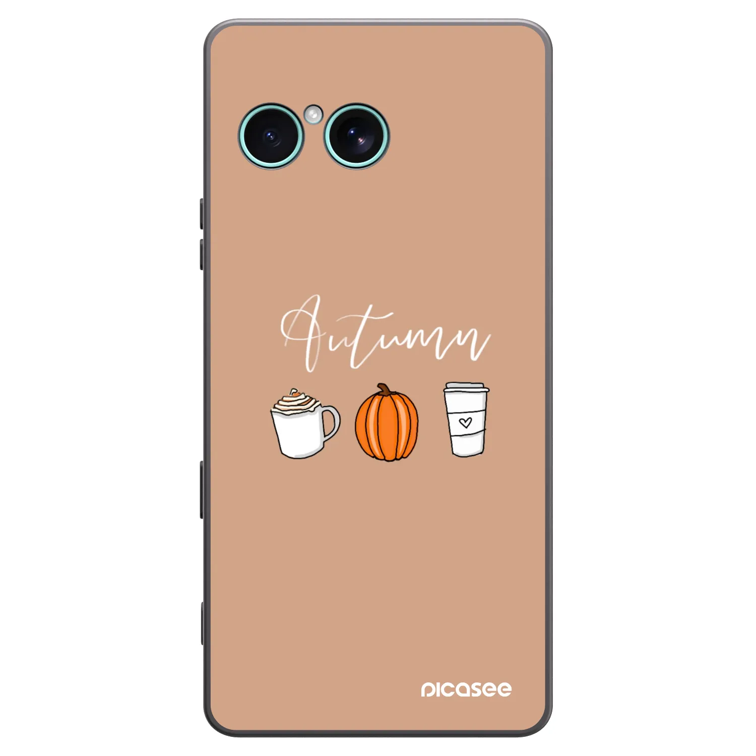 Picasee Μαύρη θήκη σιλικόνης για Sony Xperia 10 VII - Autumn