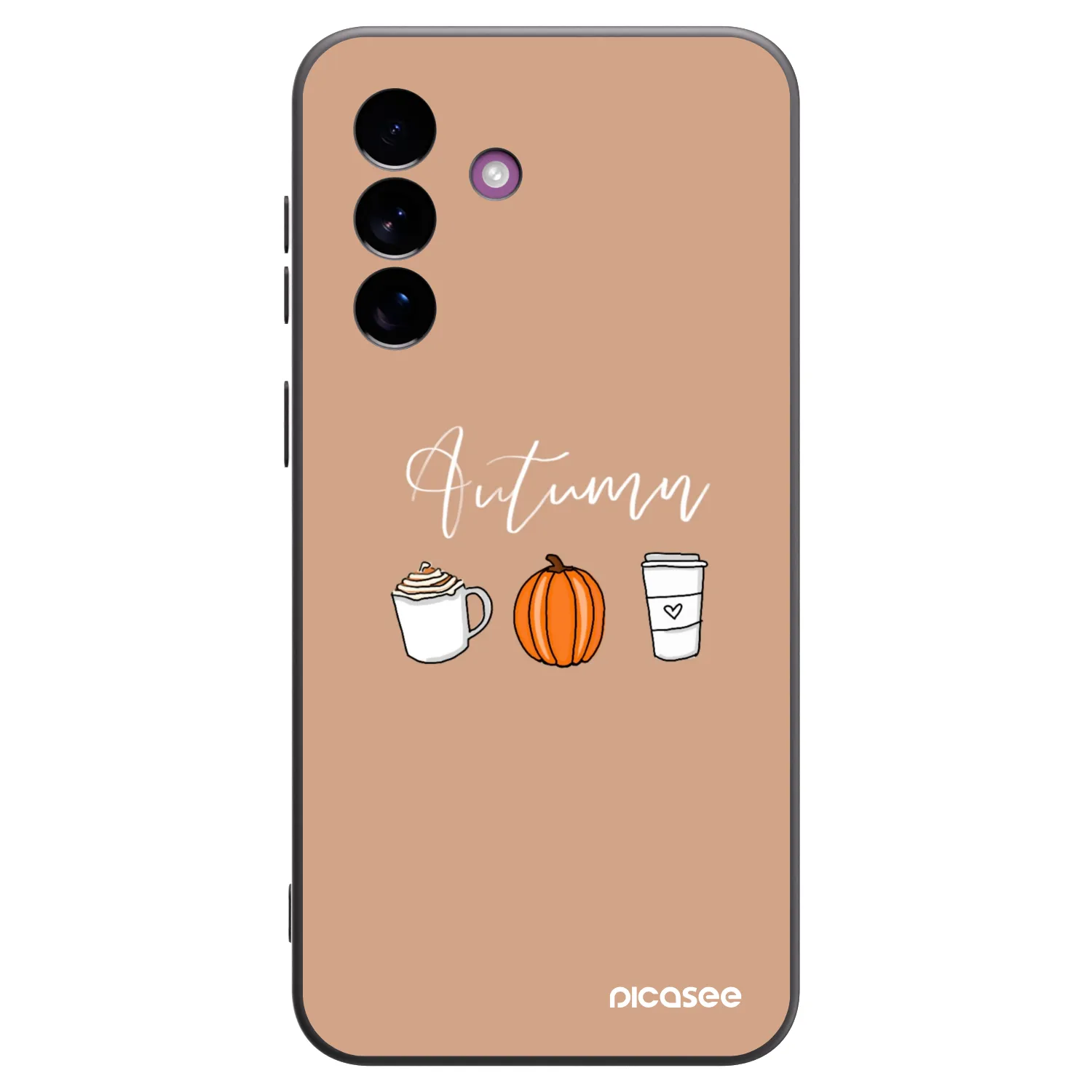 Picasee Μαύρη θήκη σιλικόνης για Samsung Galaxy A37 - Autumn
