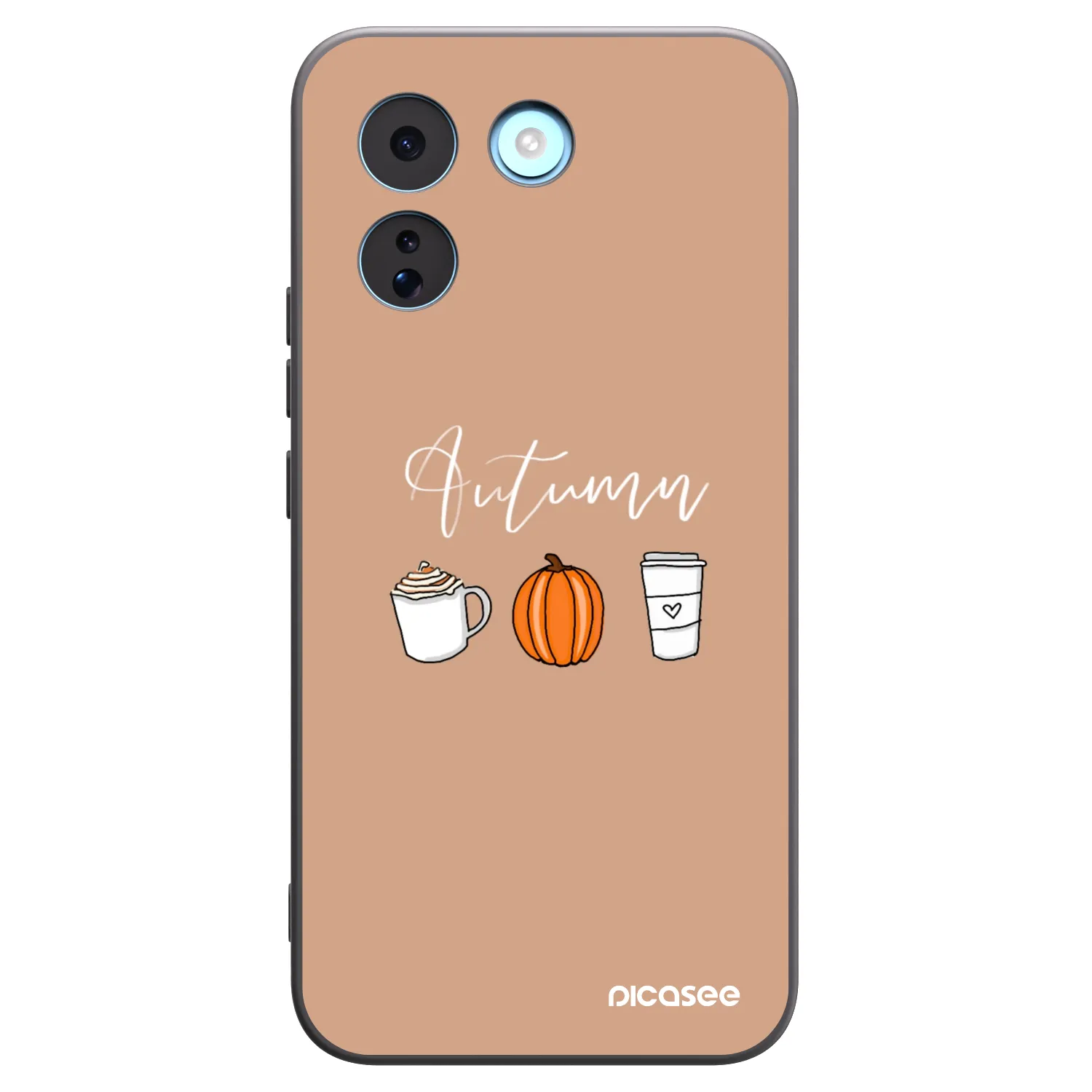 Picasee Μαύρη θήκη σιλικόνης για Xiaomi Redmi Note 17 Pro MAX 5G - Autumn
