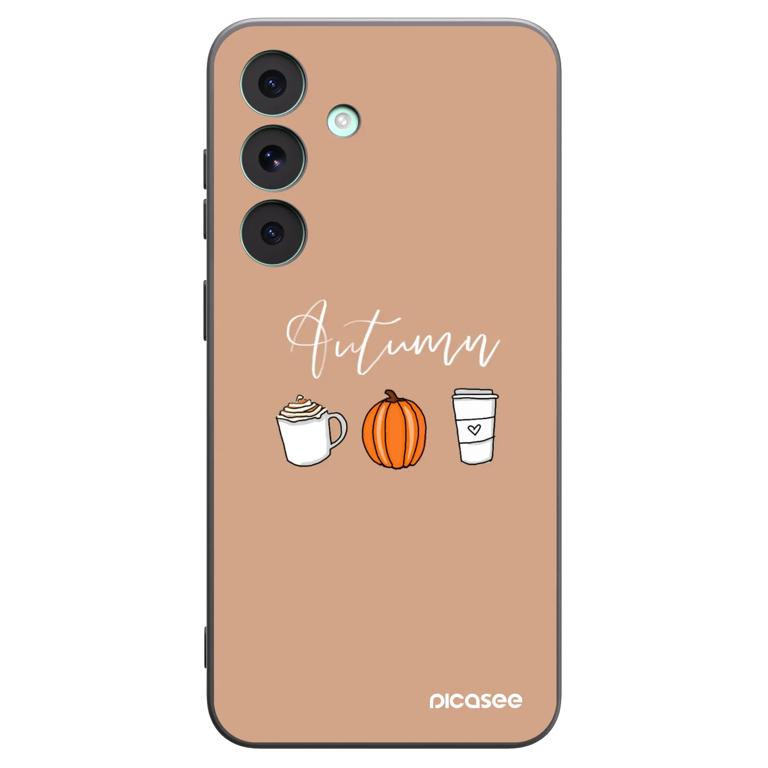 Picasee Μαύρη θήκη σιλικόνης για Samsung Galaxy S26 FE - Autumn
