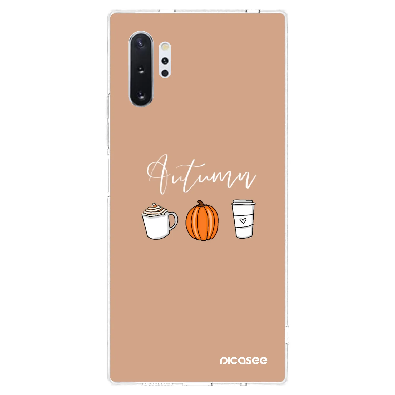 Picasee διαφανής θήκη σιλικόνης Samsung Galaxy Note 10+ N975F - Autumn
